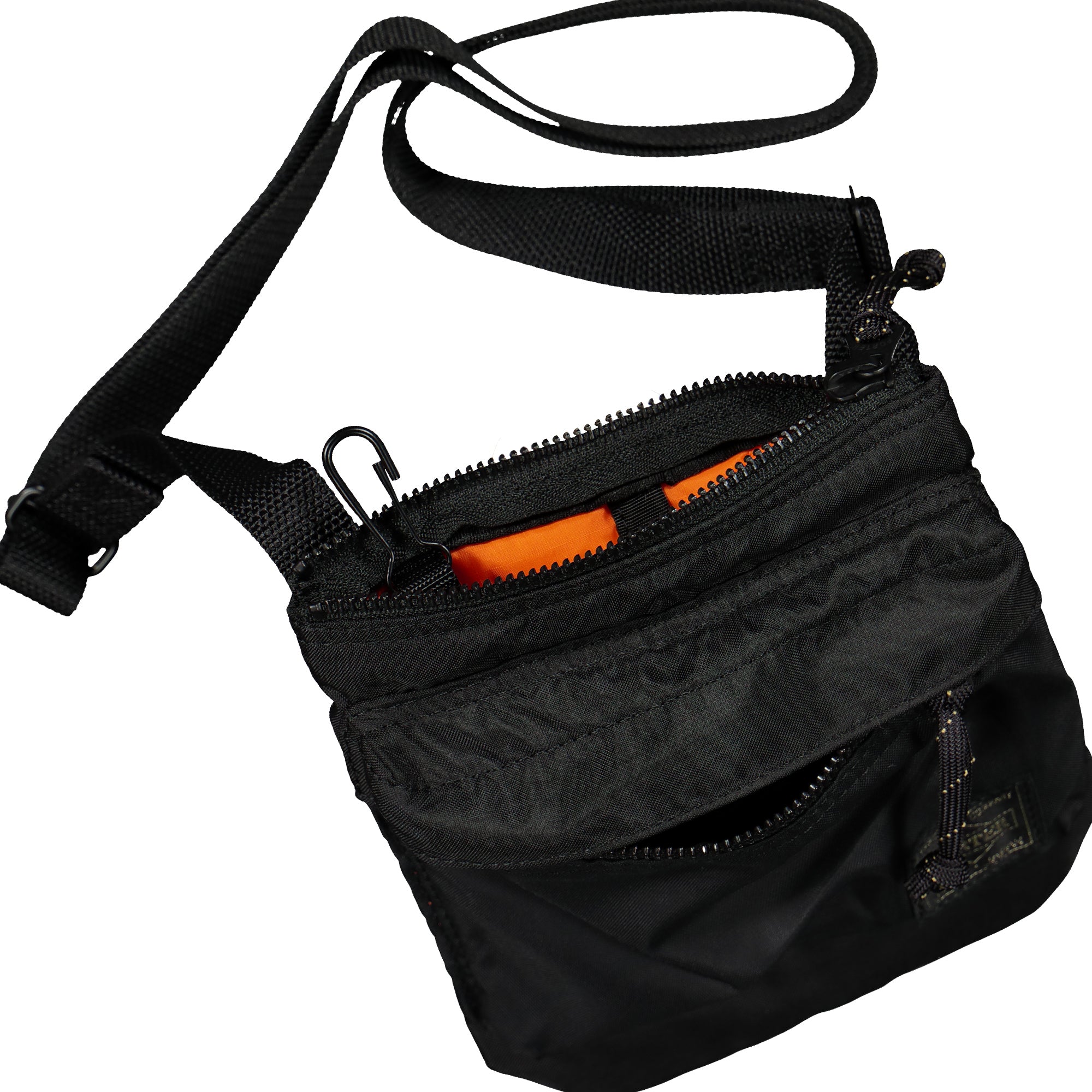 Porter-Yoshida & Co. Force Shoulder Pouch Black Shoulder & Cross Body Bags 855-05461-10 Detail View 1 | Overkill