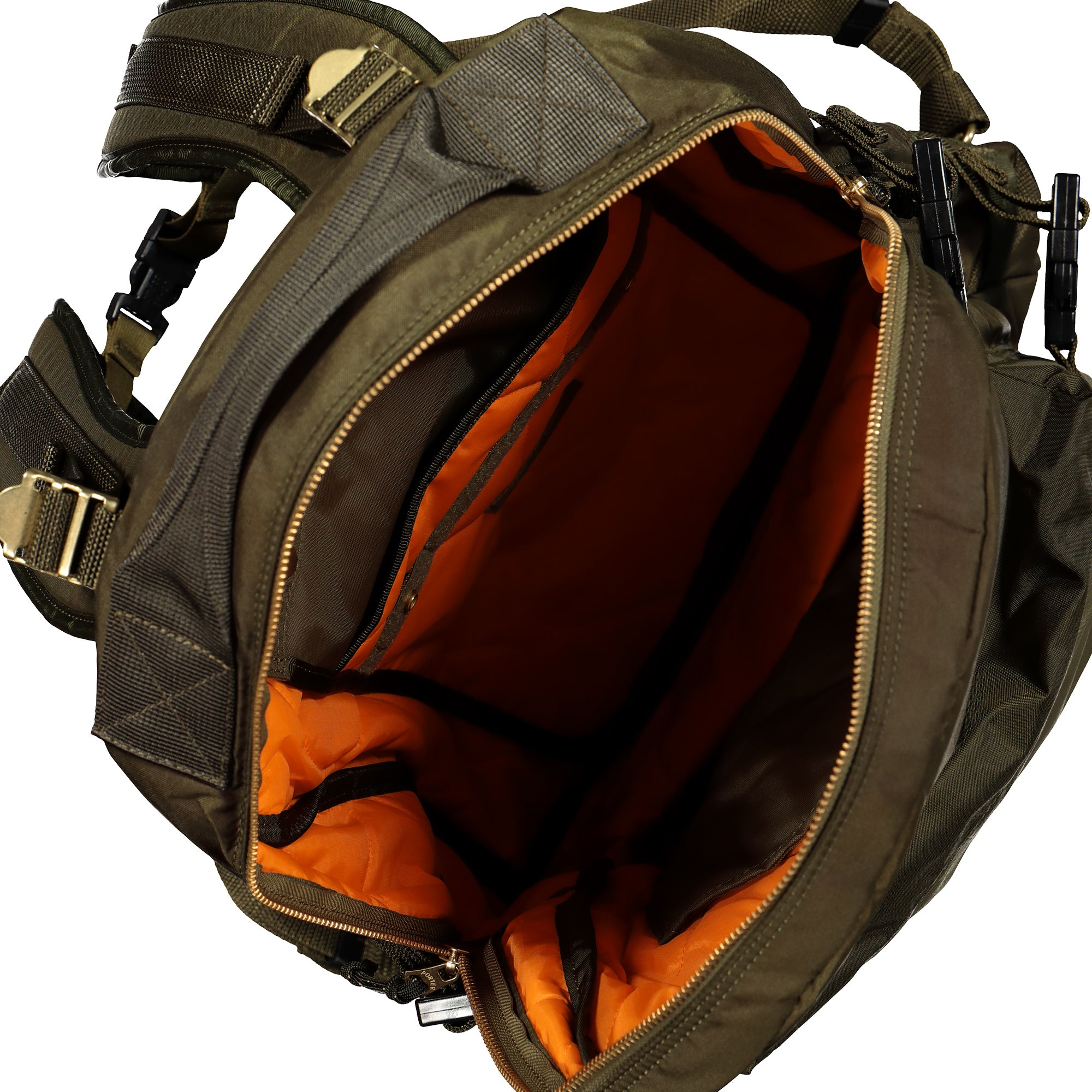 Porter-Yoshida & Co. Force Daypack Olive Drab Backpacks 855-05902-30 Detail View 2 | Overkill