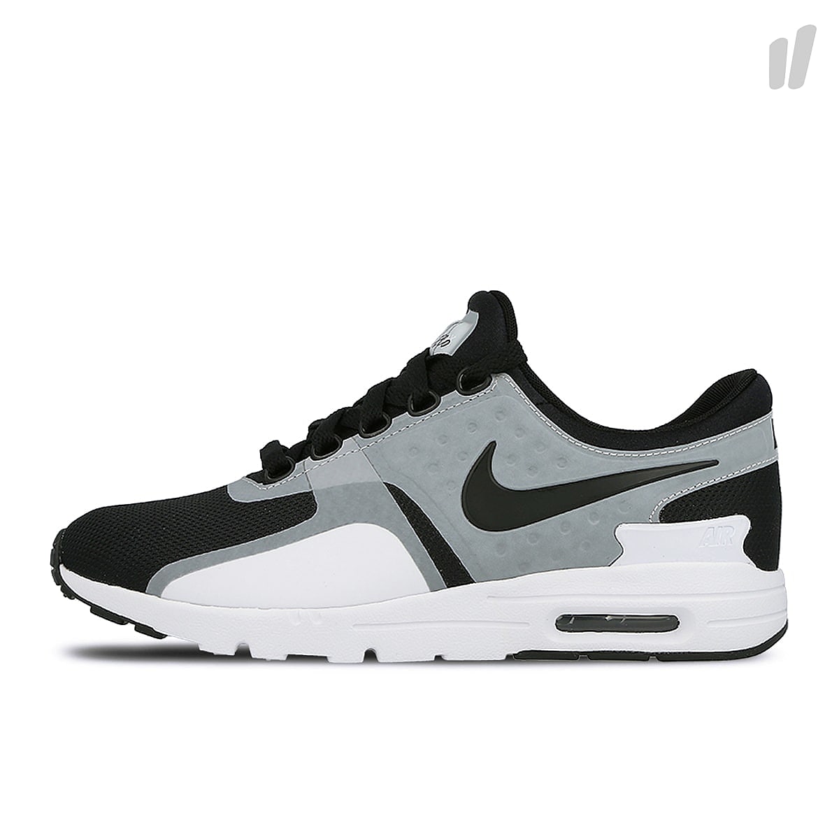 Nike wmns air max zero White / Black Sneakers 857661 102 | Overkill