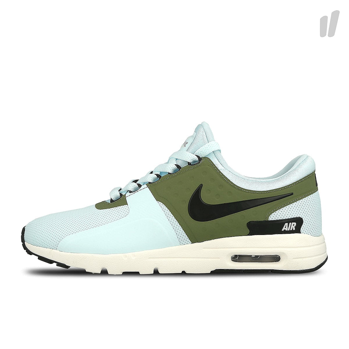 Nike wmns air max zero Glacier Blue-Black - Ivory Sneakers 857661 400 | Overkill