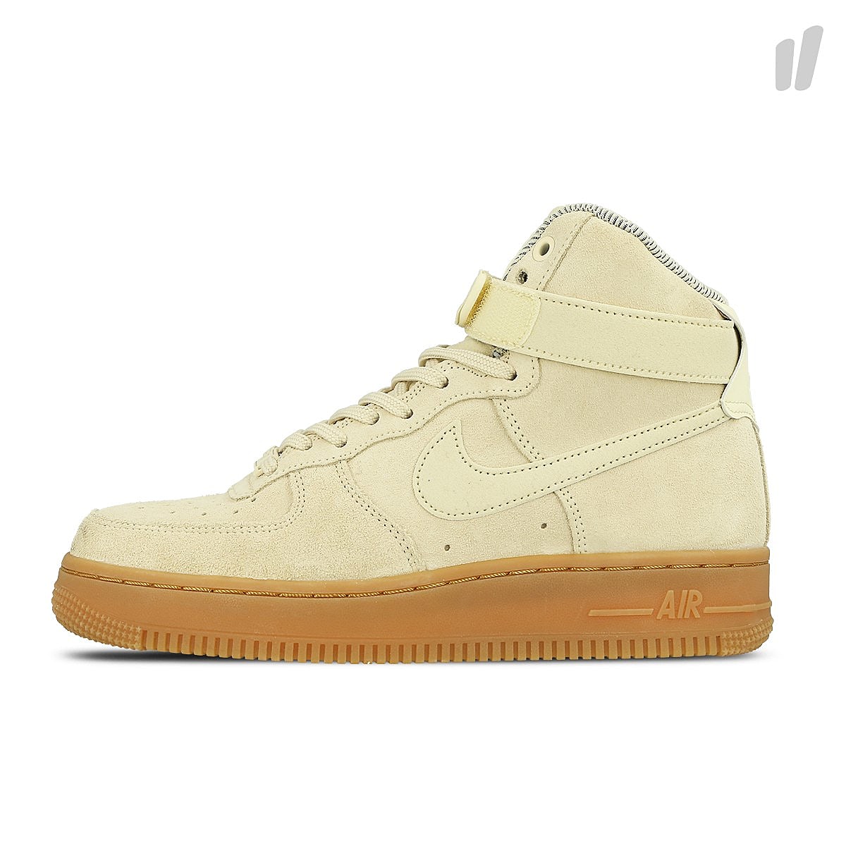 Nike wmns air force 1 hi se Muslin / Muslin - Gum Med Brown - Ivory High Top Sneakers 860544 100 | Overkill