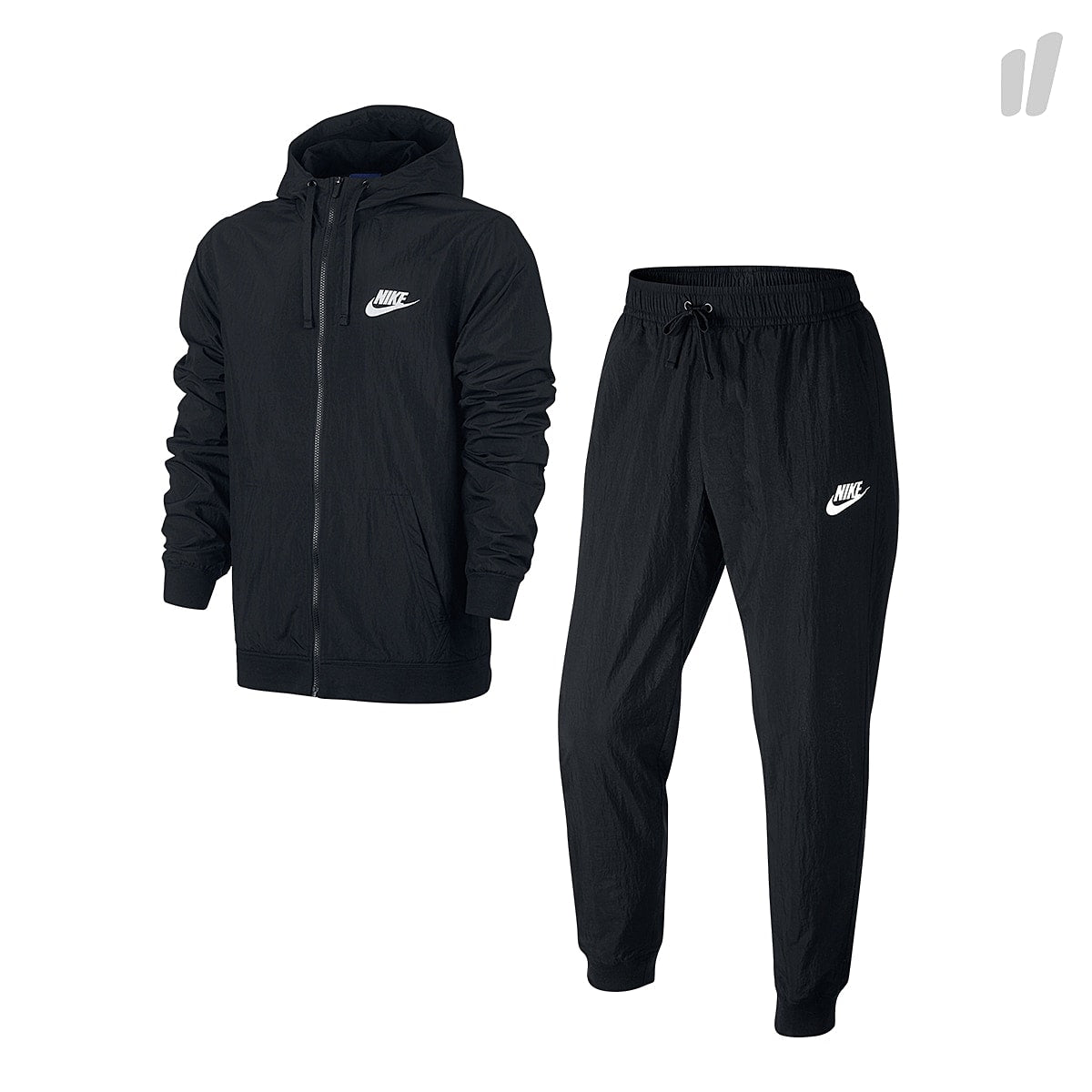 Nike NSW Track Suit Hybrid Black / Black / White Track Jackets 861770 010 | Overkill