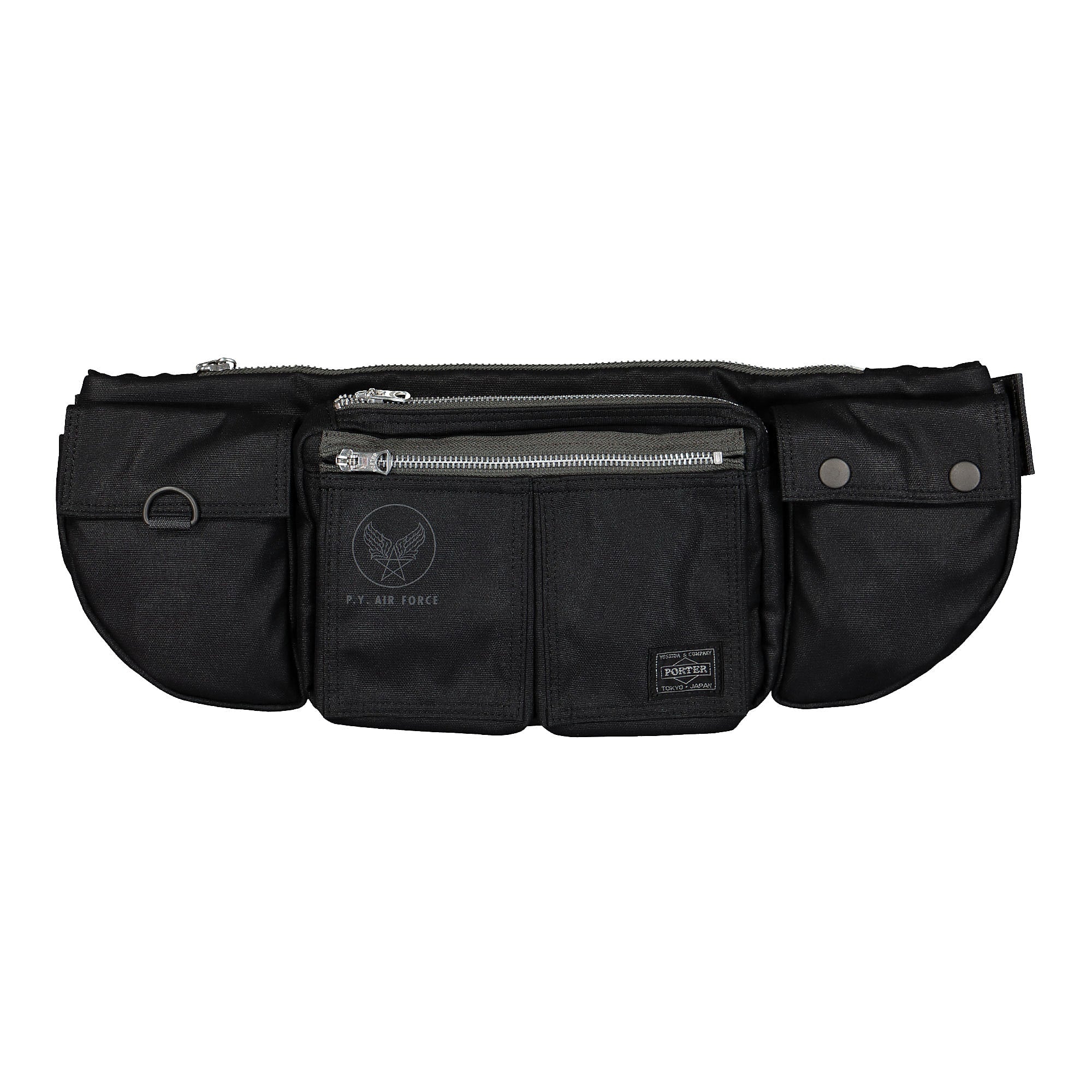 Porter-Yoshida & Co. Flying Ace Kidney Bag Black Shoulder & Cross Body Bags 863-17935-10 | Overkill