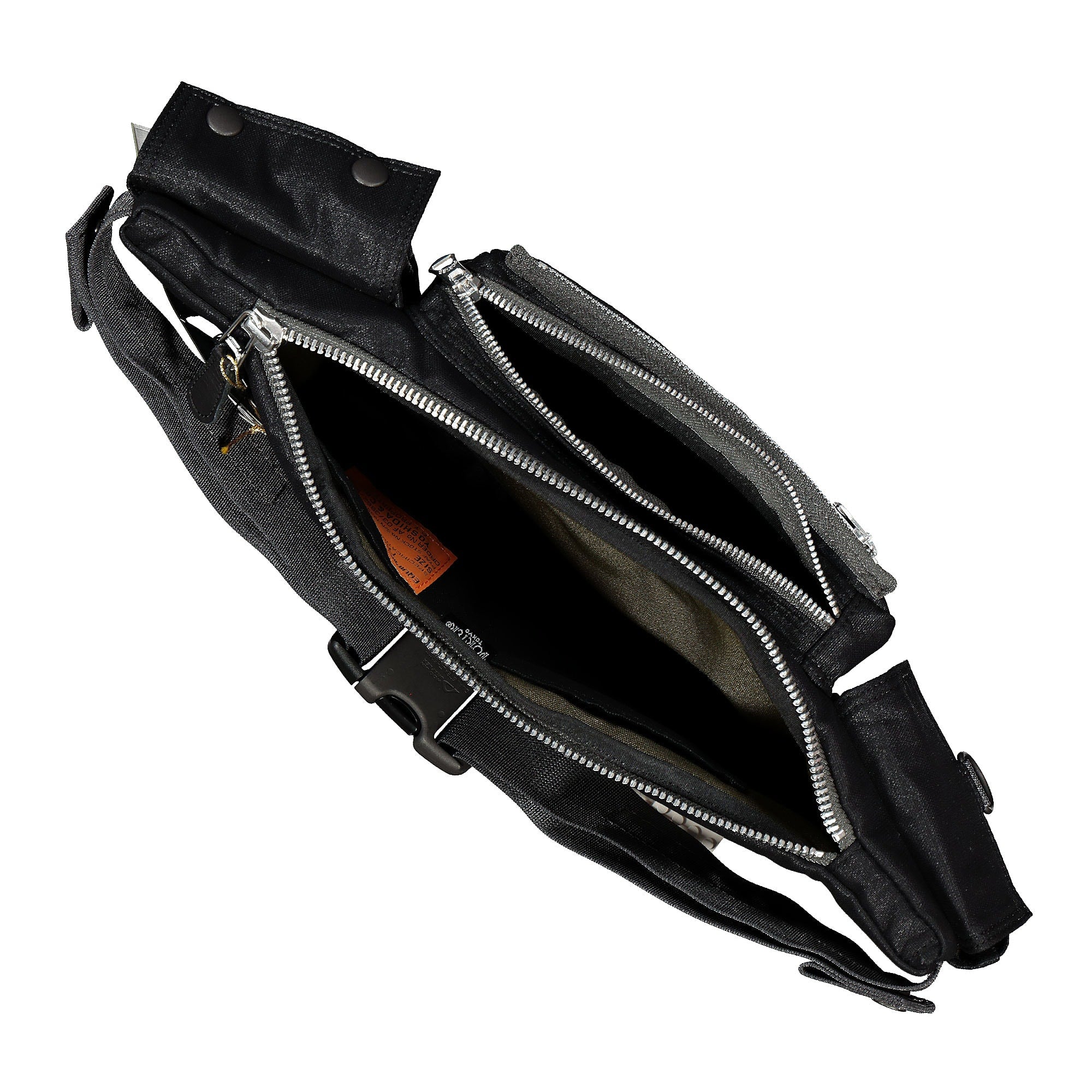 Porter-Yoshida & Co. Flying Ace Kidney Bag Black Shoulder & Cross Body Bags Material | Overkill