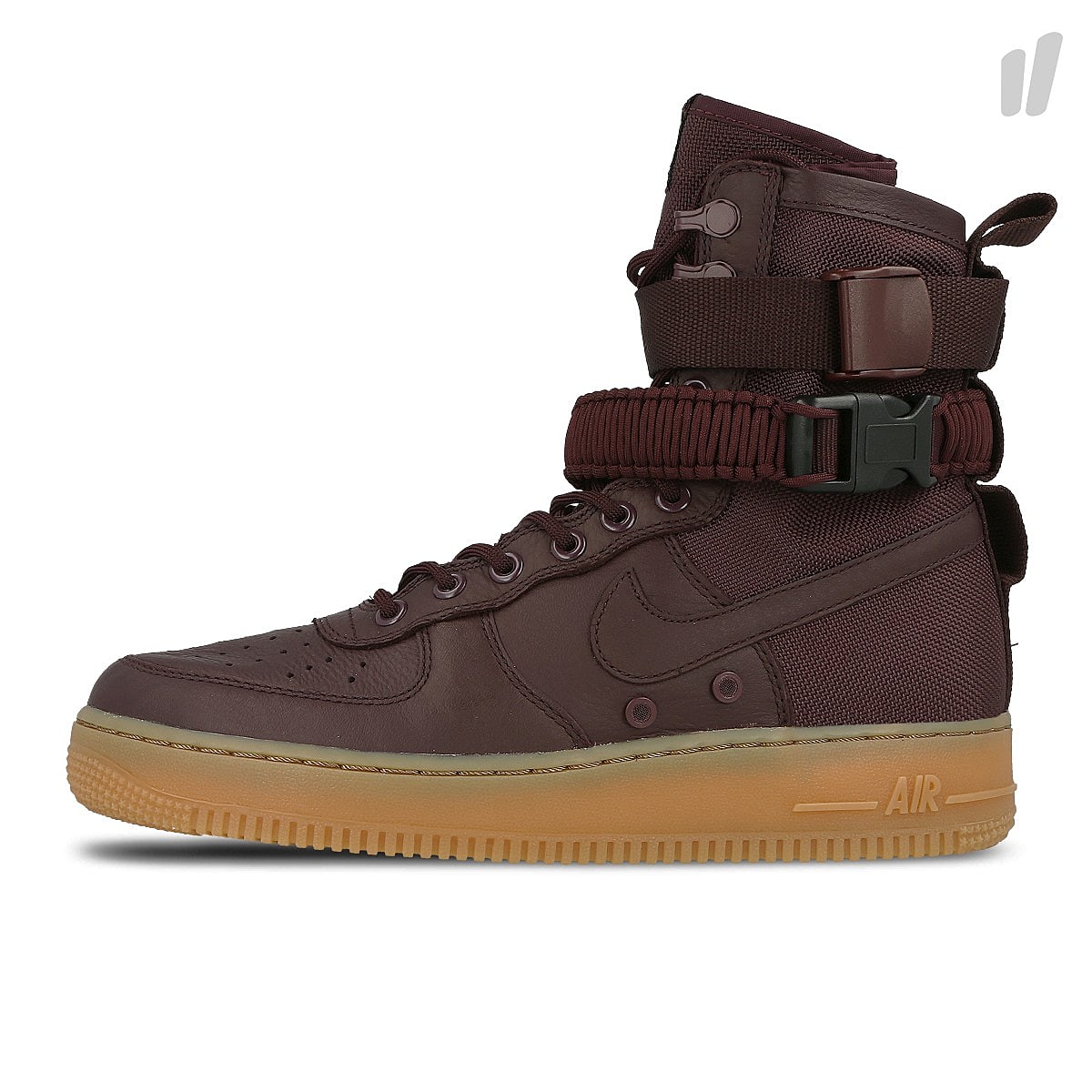 Nike special field air force 1 Deep Burgundy / Deep Burgundy - Black Sneakers 864024 600 | Overkill