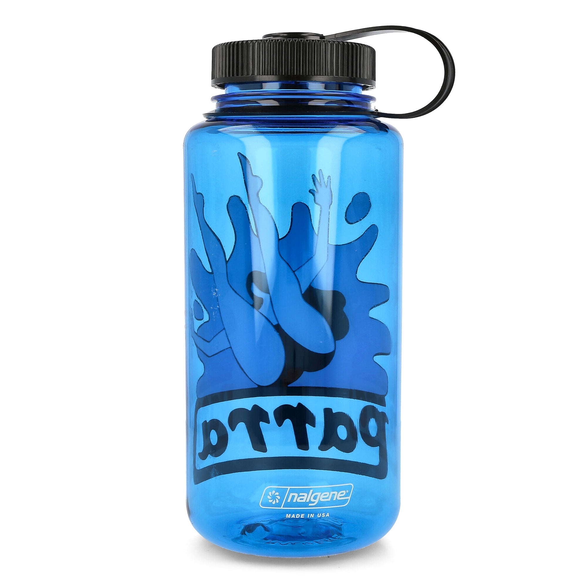 Parra Waterpark Nalgene Bottle 1000ml Blue Sports Bottles Close-up | Overkill