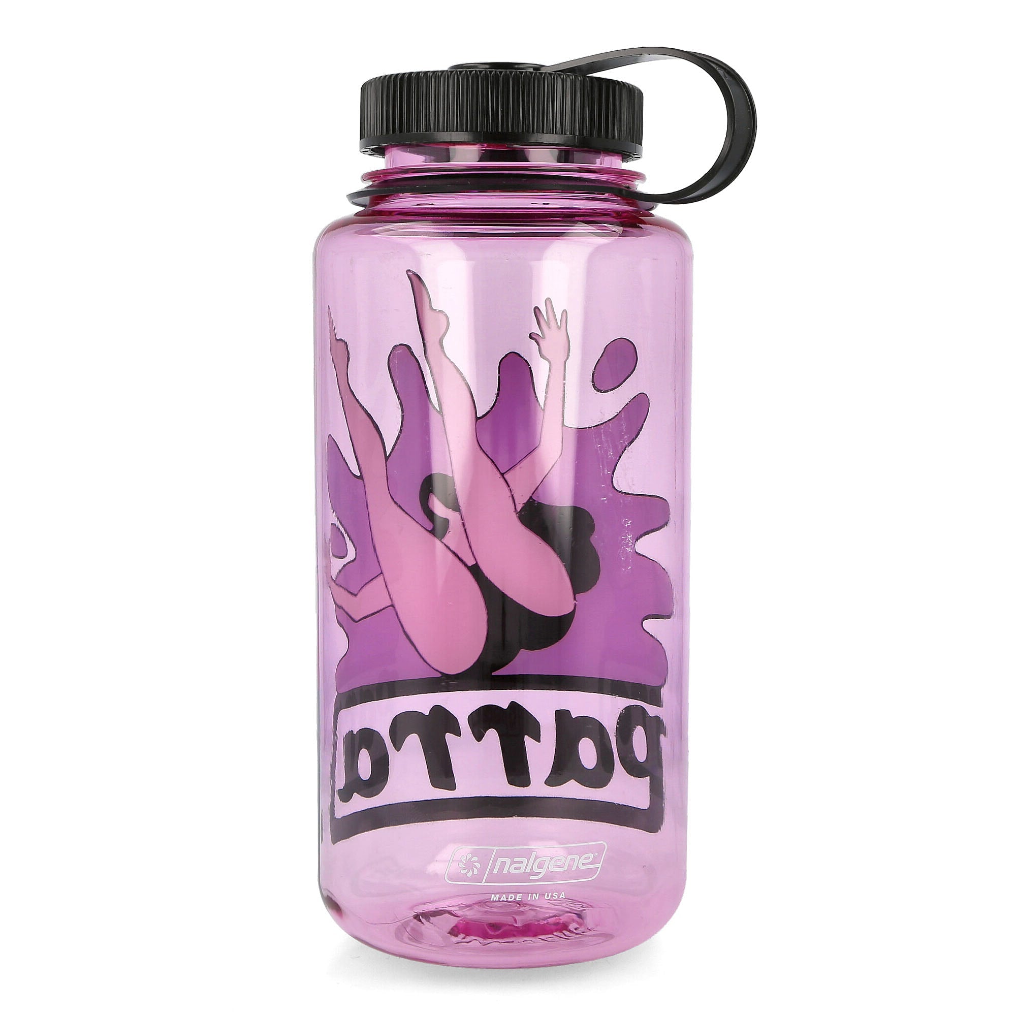 Parra Waterpark Nalgene Bottle 1000ml Pink Sports Bottles Close-up | Overkill