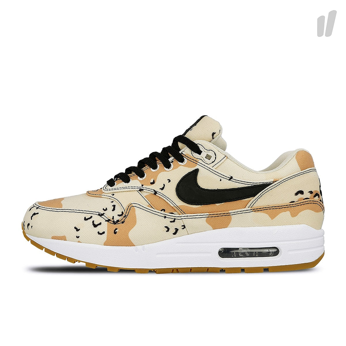 Nike air max 1 premium Beach-Black - Praline - Light Cream Low Top Sneakers 875844 204 | Overkill