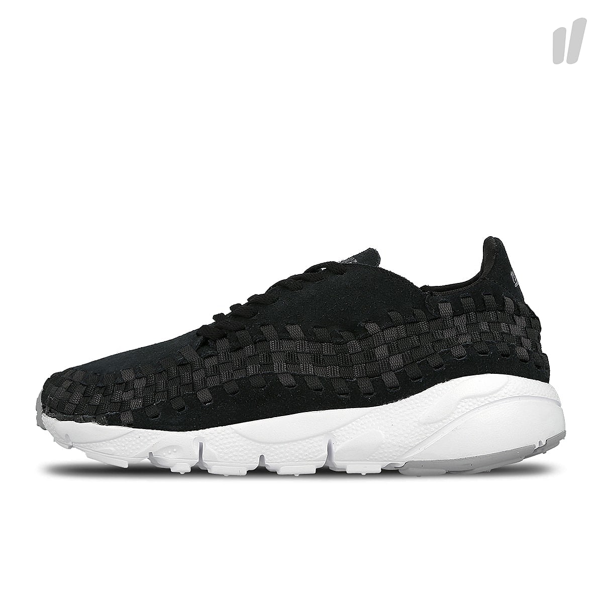 Nike air footscape woven nm Black-Dark Grey - Wolf Grey - White Low Top Sneakers 875797 003 | Overkill