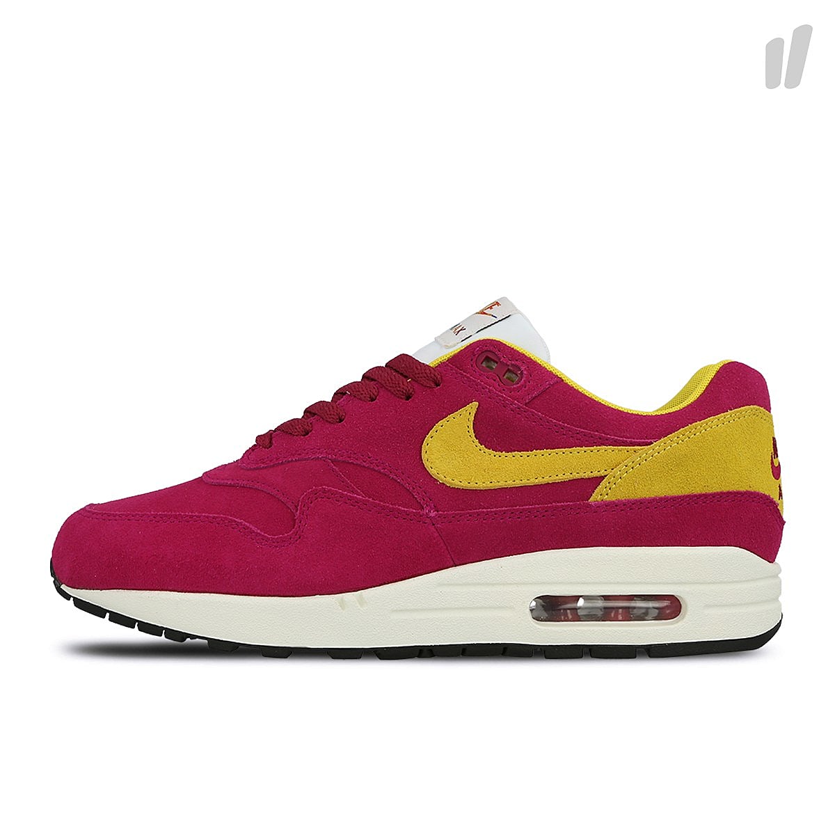 Nike air max 1 premium Dynamic Berry / Vivid Sulfur Low Top Sneakers 875844 500 | Overkill