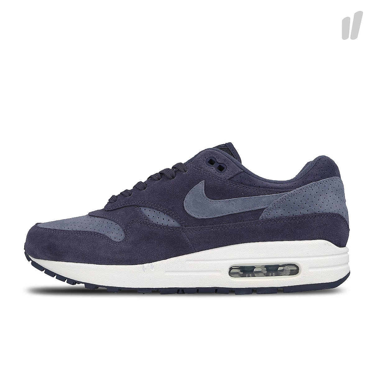Nike air max 1 premium Neutral Indigo / Diffused Blue - White Low Top Sneakers 875844 501 | Overkill