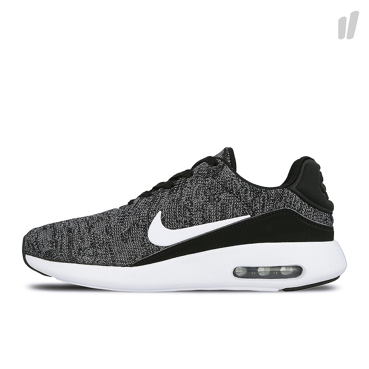 Nike air max modern flyknit Black / White - Cool Grey - University Red Sneakers 876066 002 | Overkill