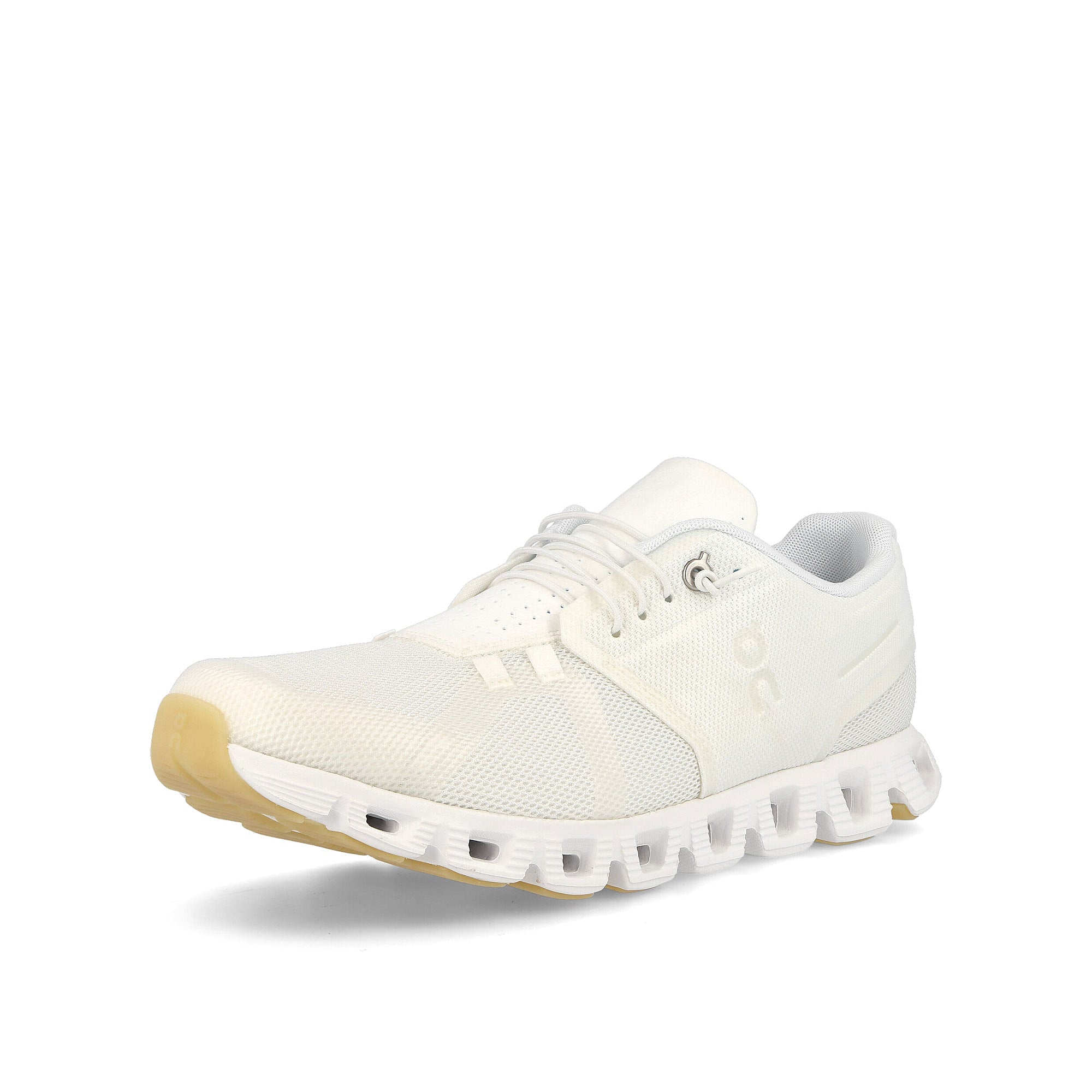 On cloud 5 undyed White Low Top Sneakers Close Up | Overkill