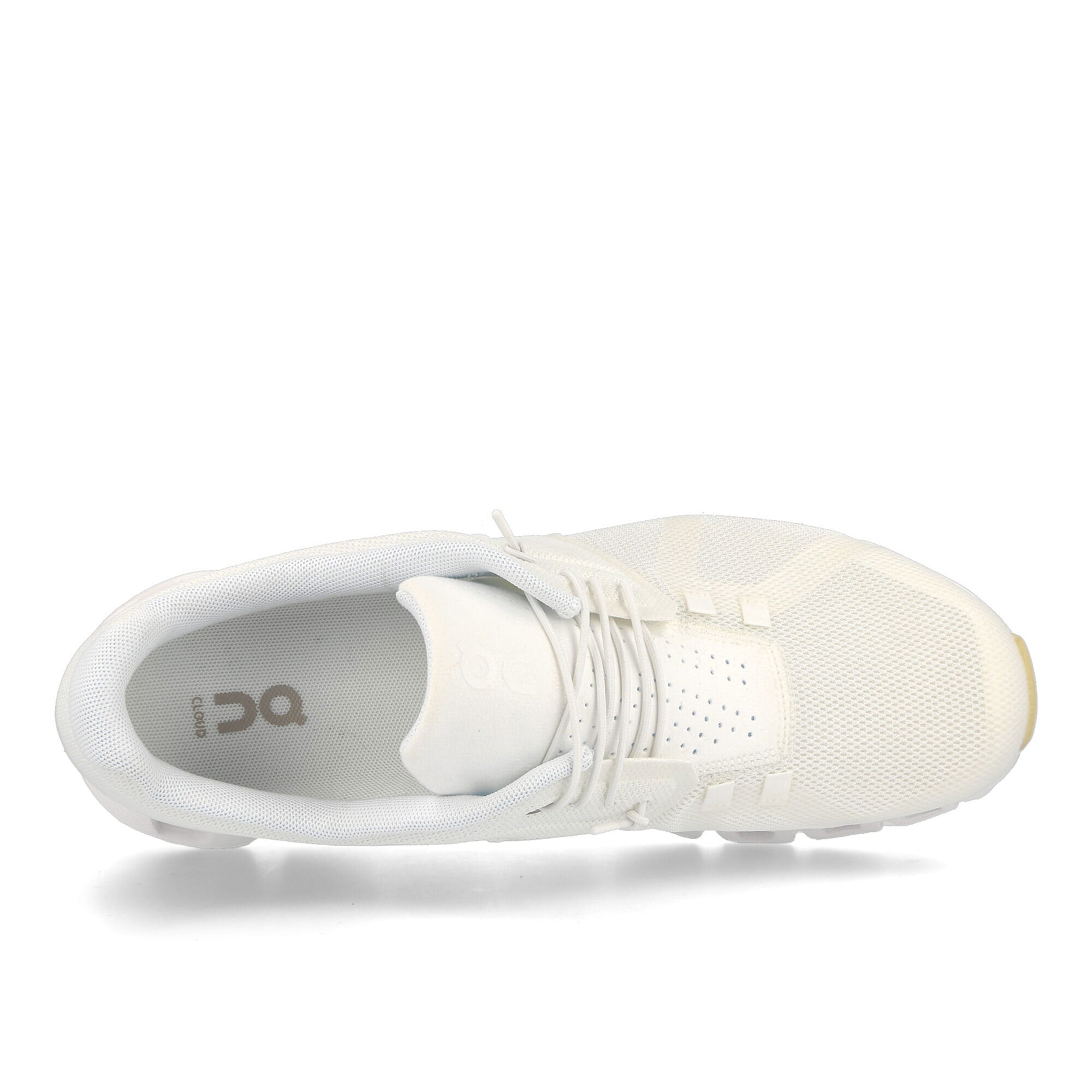 On cloud 5 undyed White Low Top Sneakers Detail View 1 | Overkill