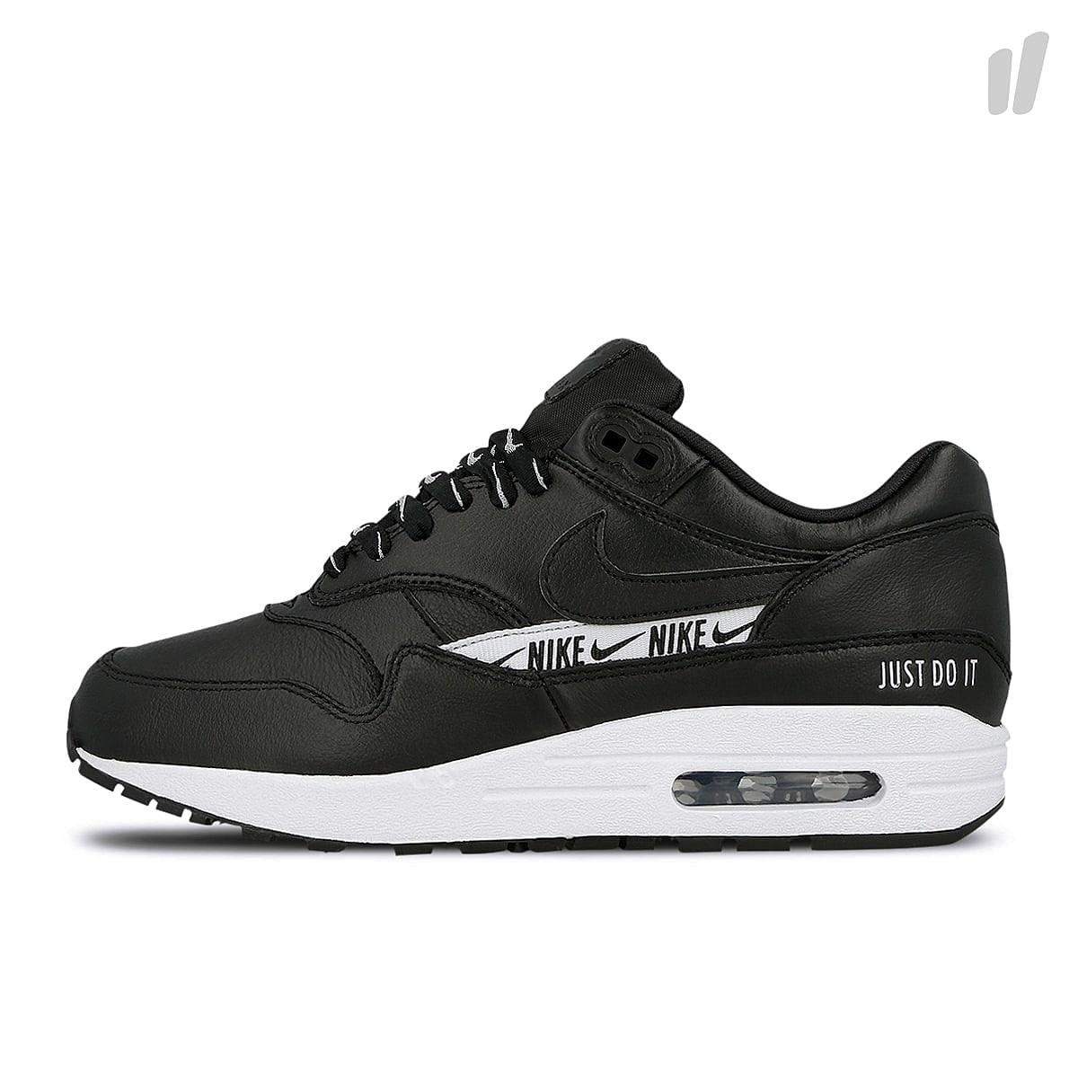 Nike wmns air max 1 se Black-Black - White Low Top Sneakers 881101 005 | Overkill
