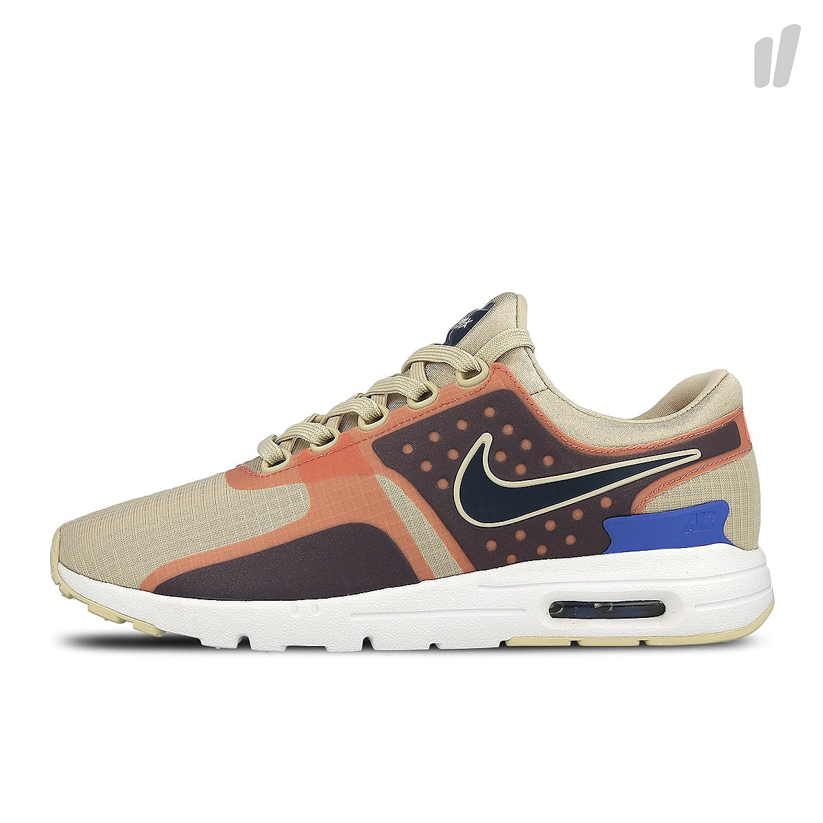 Nike wmns air max zero si Oatmeal / Binary Blue - White Sneakers 881173 101 | Overkill