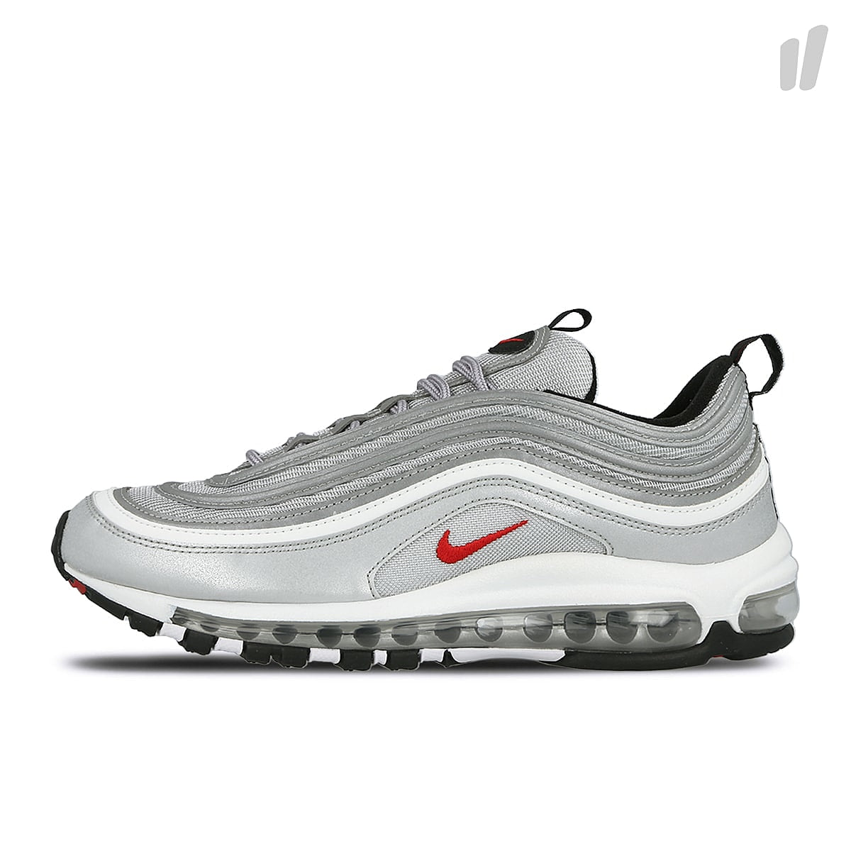 Nike wmns air max 97 og qs Metallic Silver / Varsity Red Sneakers 885691 001 | Overkill