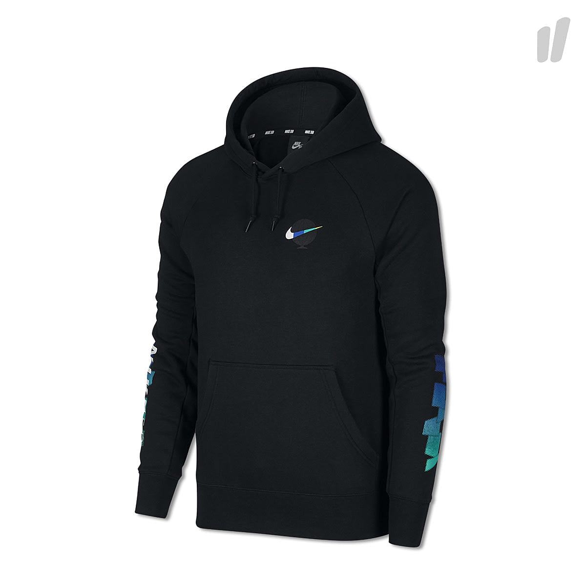 Nike SB Icon Hoodie Black / White Hoodies 886088 010 | Overkill