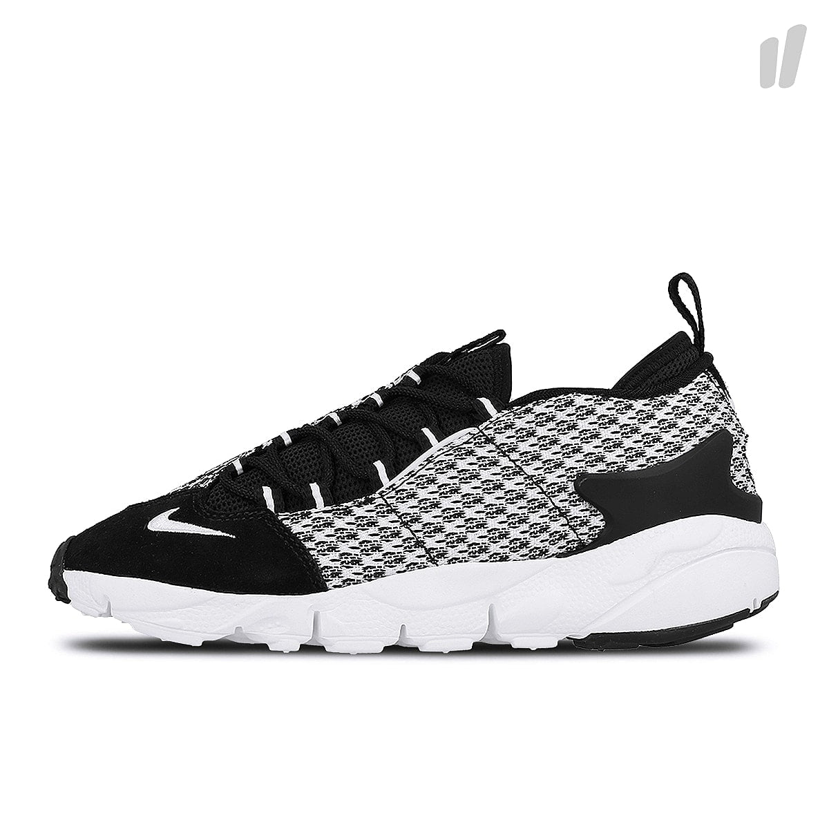 Nike air footscape nm jacquard Black-White - Black Low Top Sneakers 898007 001 | Overkill