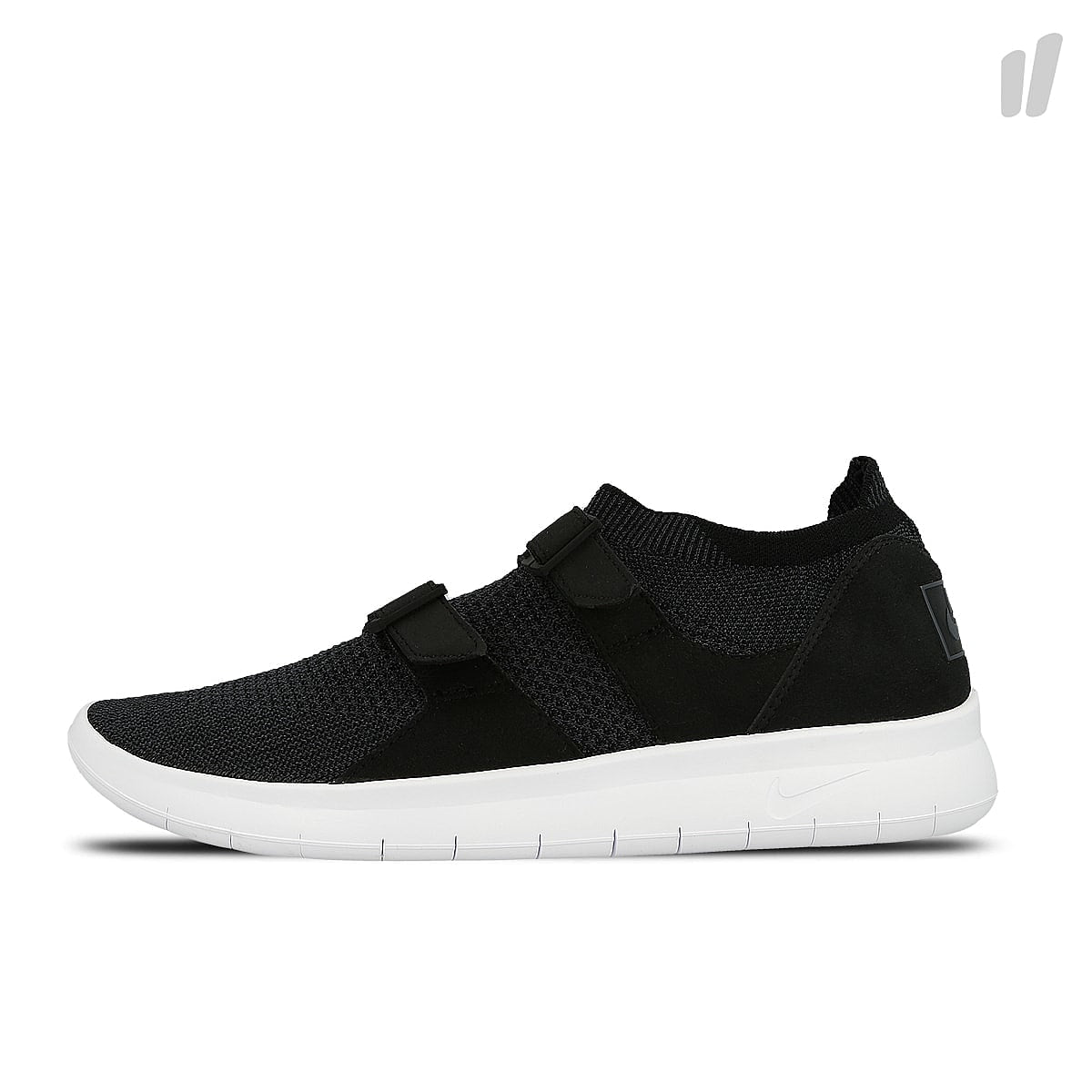 Nike air sockracer flyknit Black-Anthracite - Black - White Socks 898022 001 | Overkill