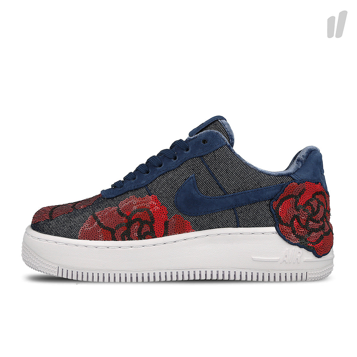 Nike wmns air force 1 upstep lux Binary Blue-Binary Blue Low Top Sneakers 898421 401 | Overkill