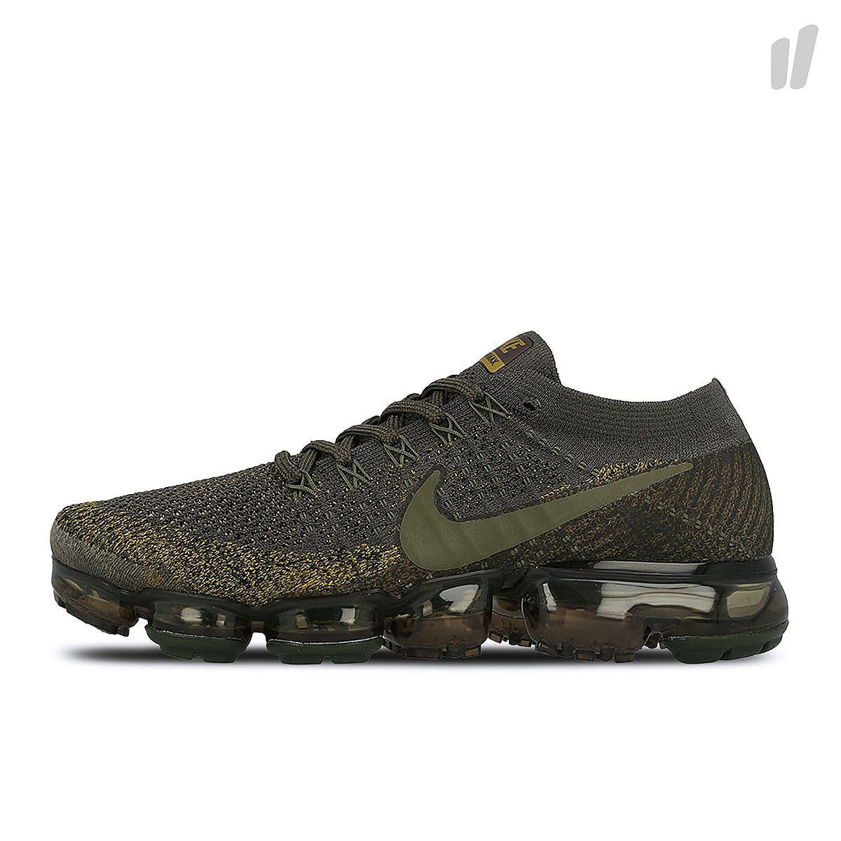 Nike air vapormax flyknit Midnight Fog / Cargo Khaki - Desert Moss Sneakers 849558 007 | Overkill