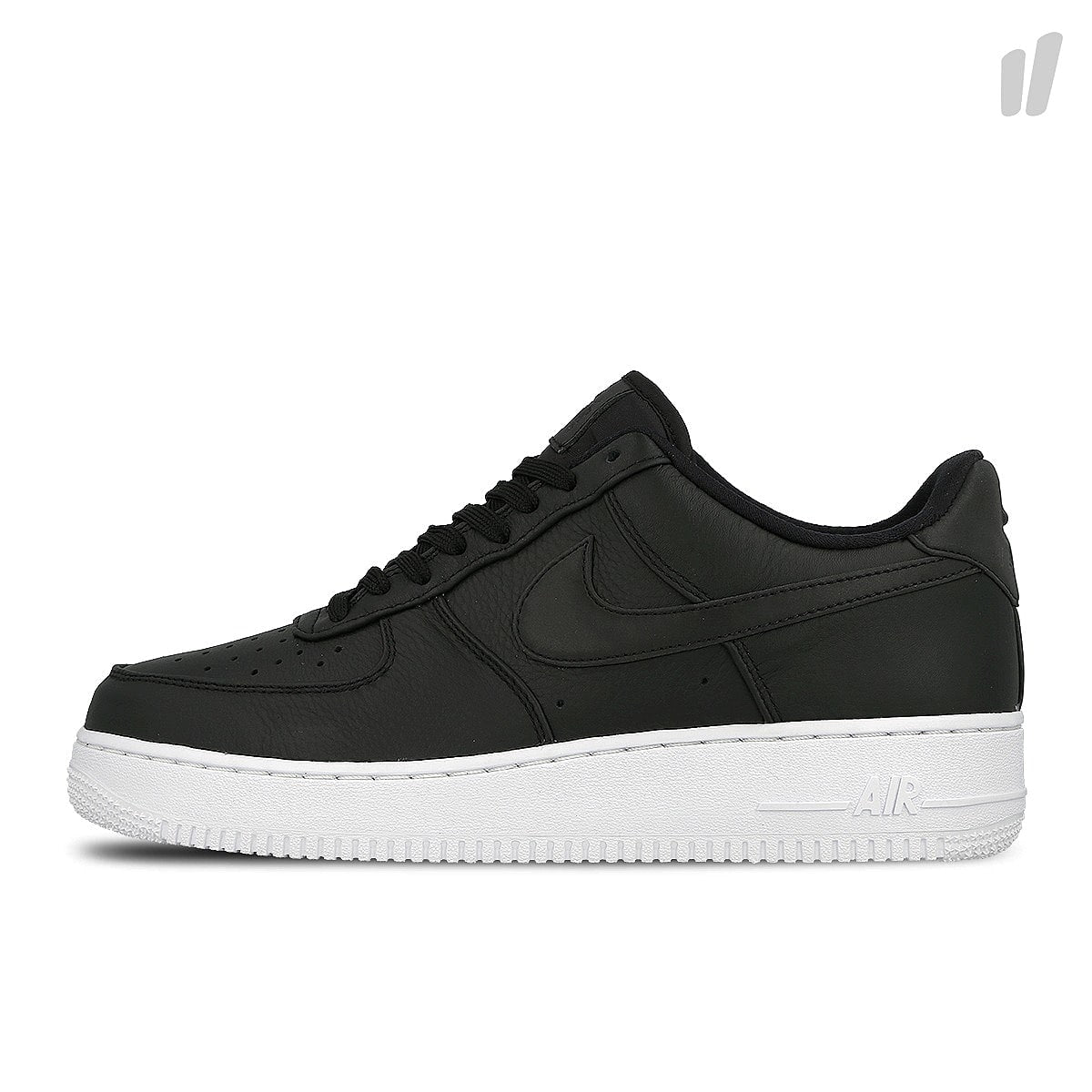 Nike air force 1 `07 premium Black-Black - White Low Top Sneakers 905345 001 | Overkill