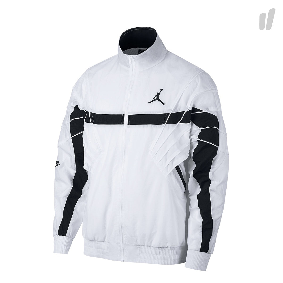 Jordan Air Jordan AJ 5 Vault Jacket White / Black / Black Track Jackets 907789 100 | Overkill