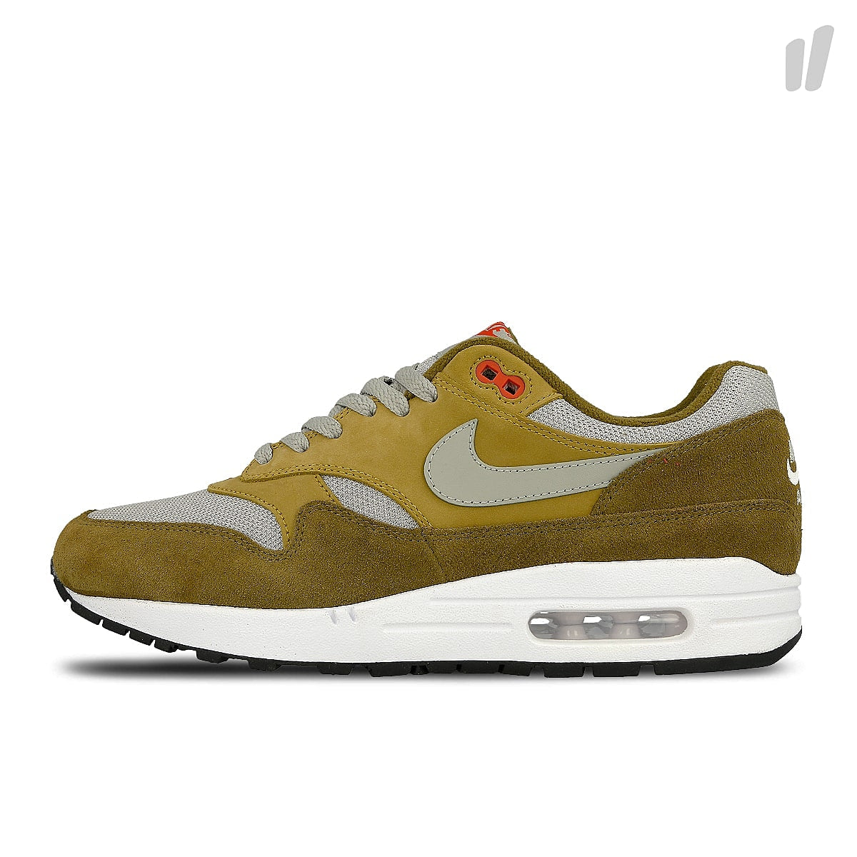 Nike air max 1 premium Olive Falk-Spruce Fog - Peat Moss Low Top Sneakers 908366 300 | Overkill