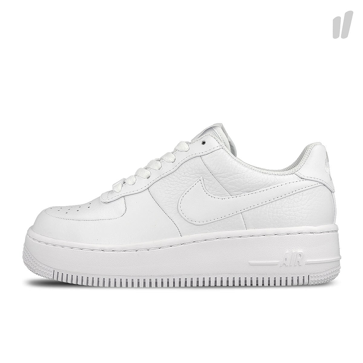 Nike wmns air force 1 upstep White / White - Black Low Top Sneakers 917588 100 | Overkill