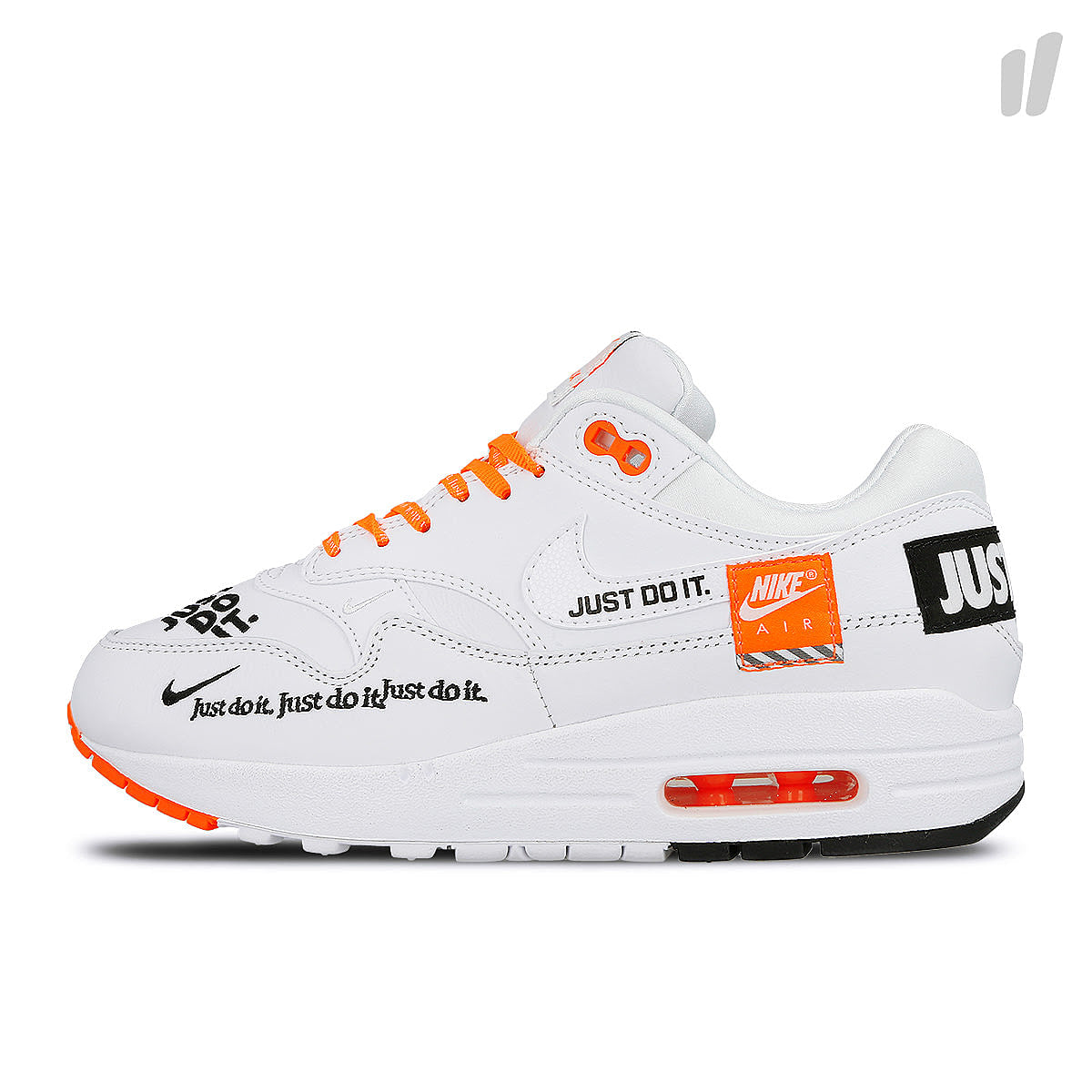 Nike wmns air max 1 lux White / Black - Total Orange Low Top Sneakers 917691 100 | Overkill