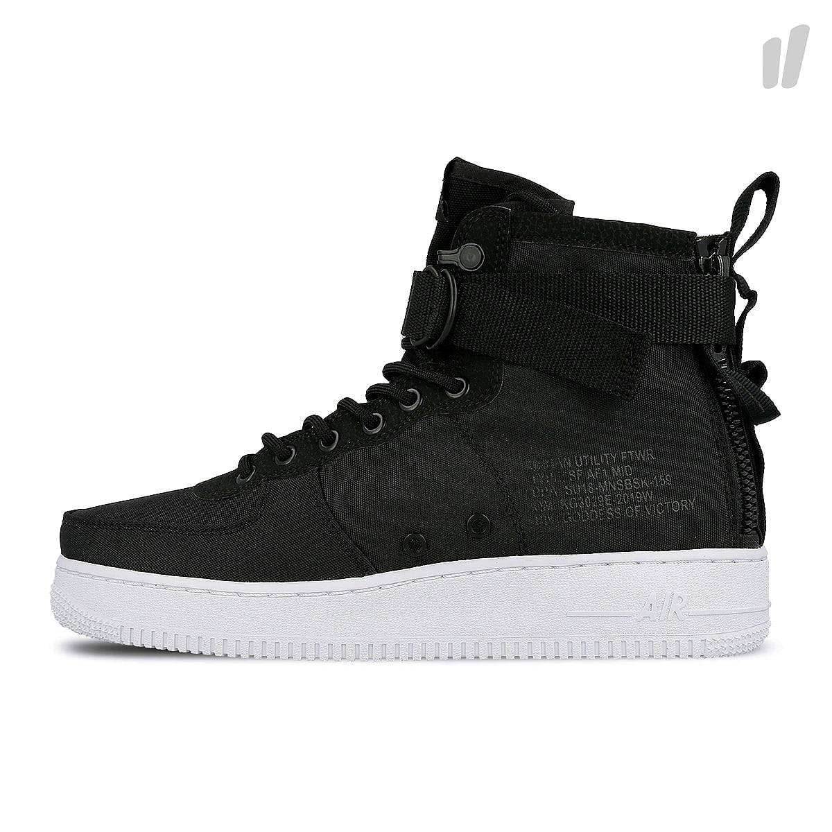 Nike sf air force 1 mid Black / Anthracite - White Sneakers 917753 006 | Overkill