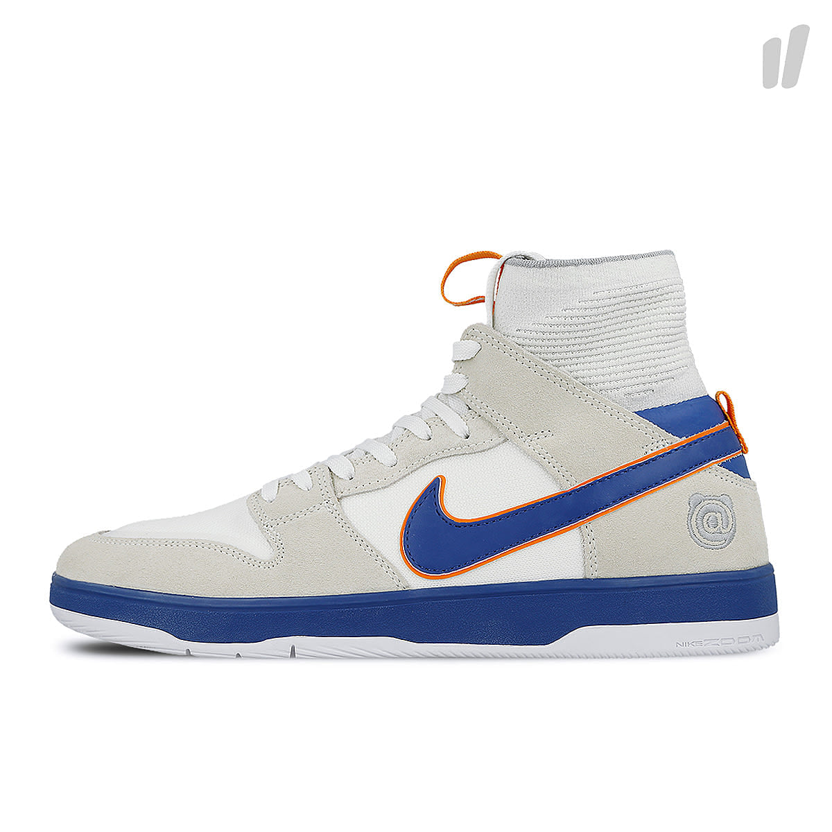 Nike sb zoom dunk high elite White-College Blue - White - Gold Post Sneakers 918287 147 | Overkill