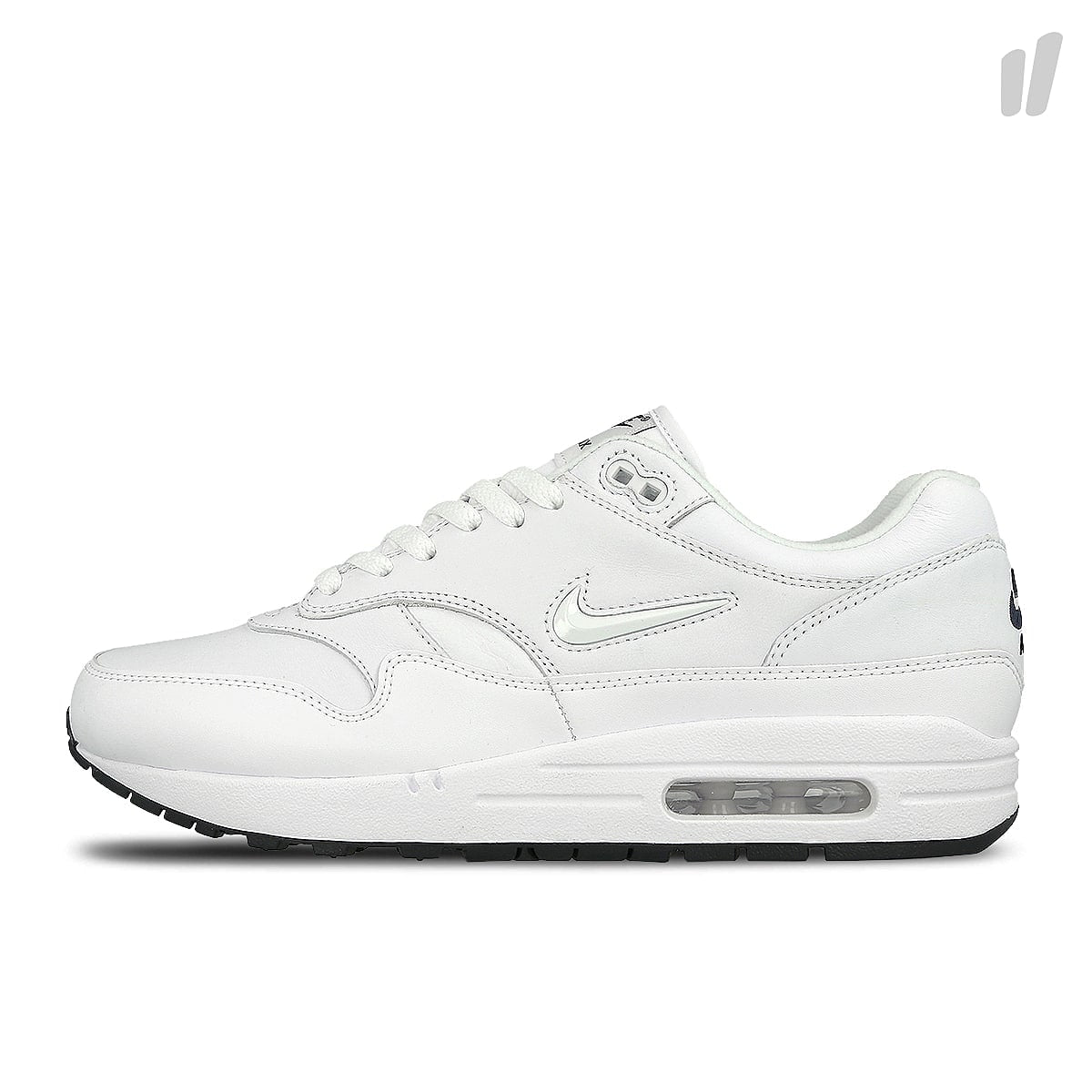 Nike air max 1 premium sc White-White - Dark Obsidian Low Top Sneakers 918354 105 | Overkill