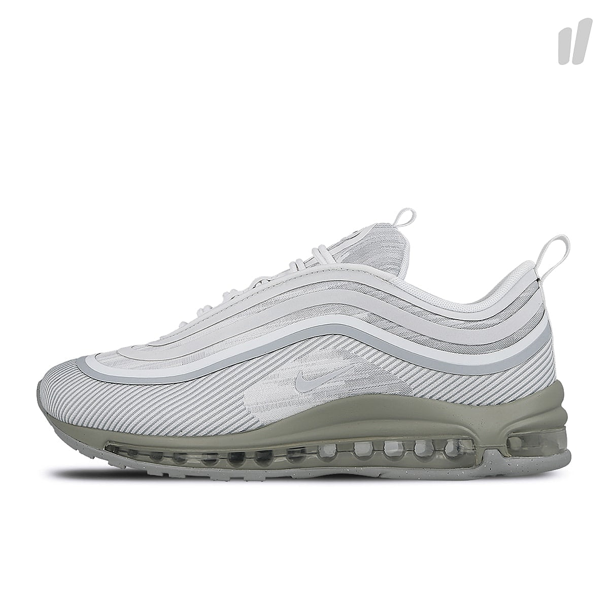 Nike air max 97 ultra `17 Pure Platinum / Pure Platinum - White Sneakers 918356 008 | Overkill