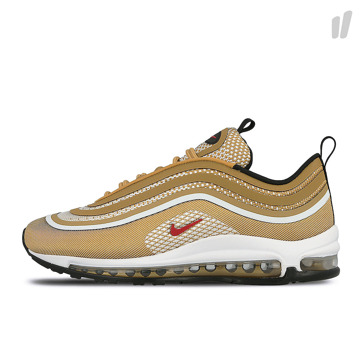 Nike air max 97 ultra `17 Metallic Gold / Varsity Red - Black - White Sneakers 918356 700 | Overkill