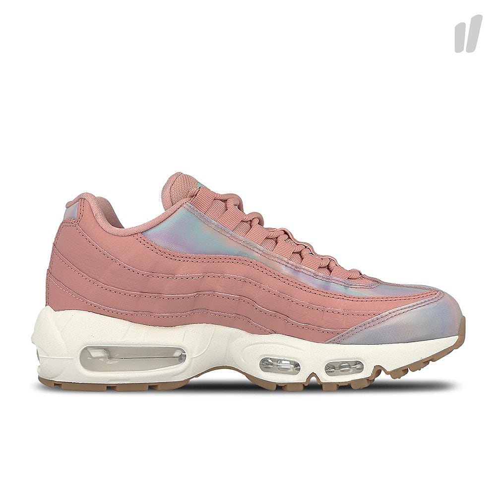 Nike wmns air max 95 se Red Stardust-Washed Teal - Sail Sneakers Silhouette | Overkill