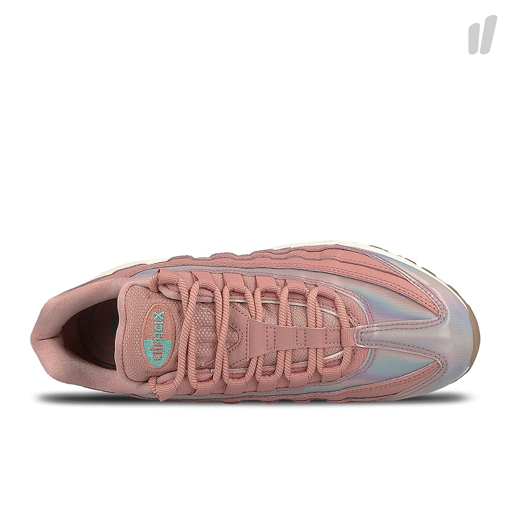 Nike wmns air max 95 se Red Stardust-Washed Teal - Sail Sneakers Detailfoto | Overkill