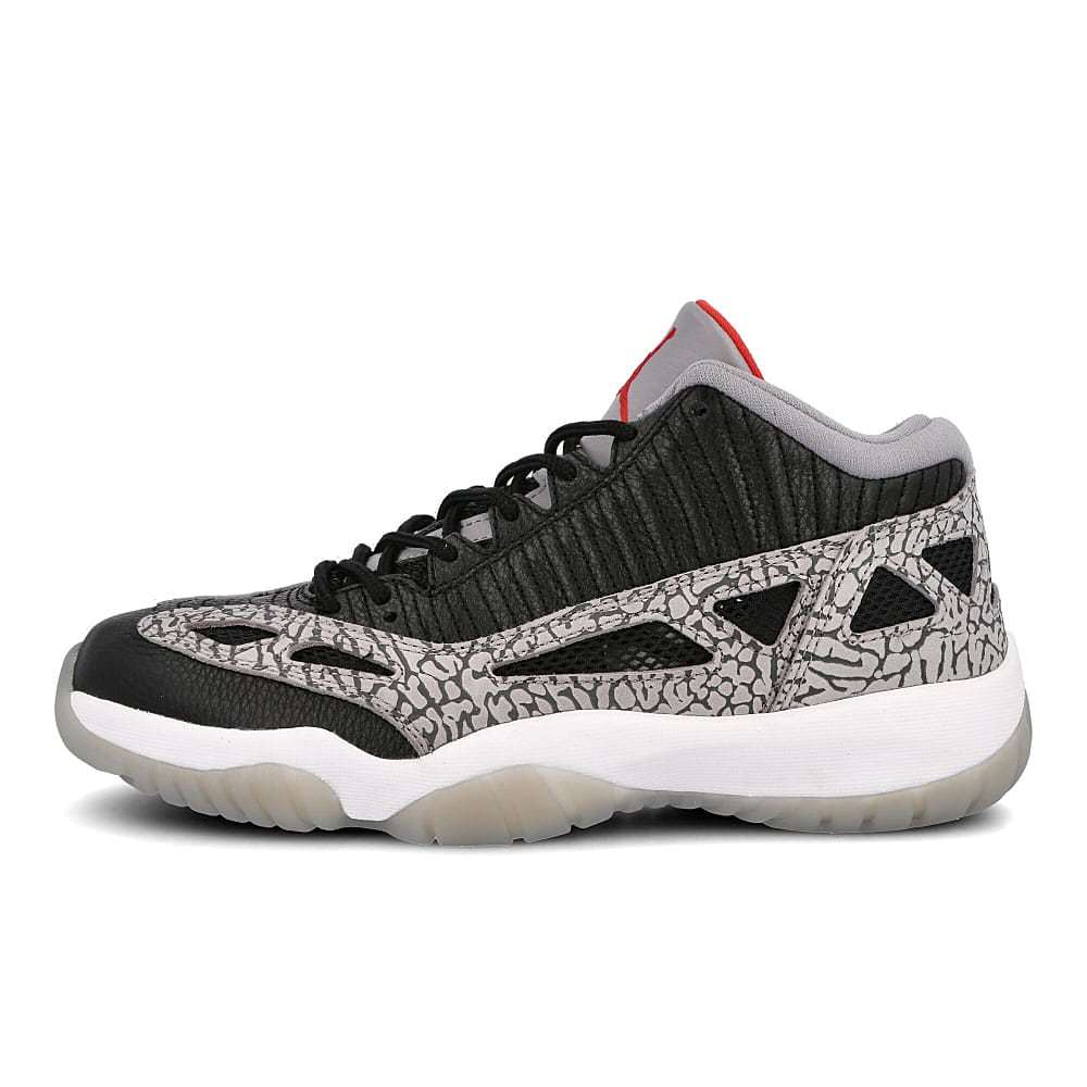 Jordan Air Jordan 11 Retro Low IE Black / Fire Red - Cement Crey - White 919712 006 | Overkill