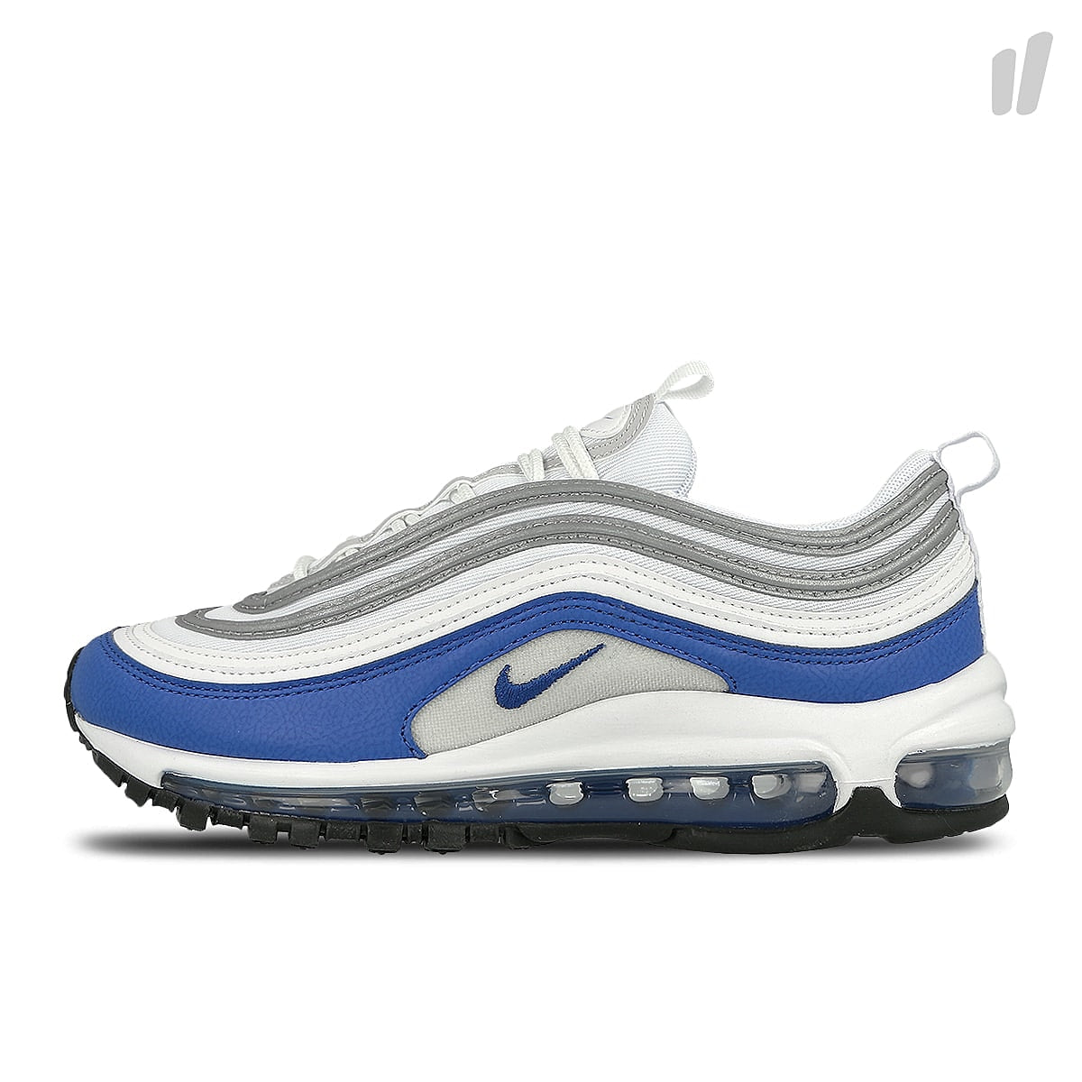 Nike wmns air max 97 White-Game Royal - Neutral Grey Sneakers 921733 101 | Overkill