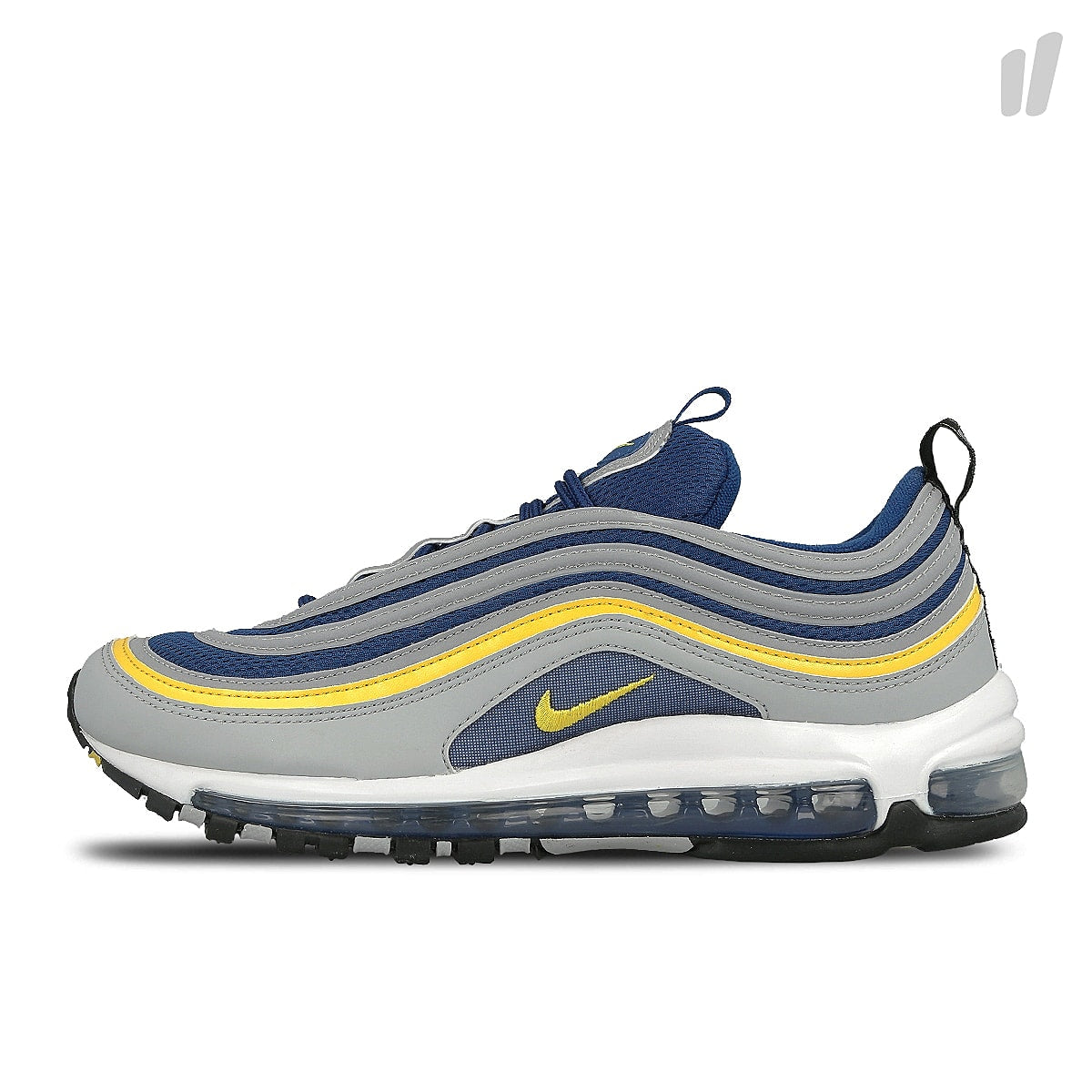 Nike air max 97 Wolf Grey-Tour Yellow - Gym Blue - White Sneakers 921826 006 | Overkill