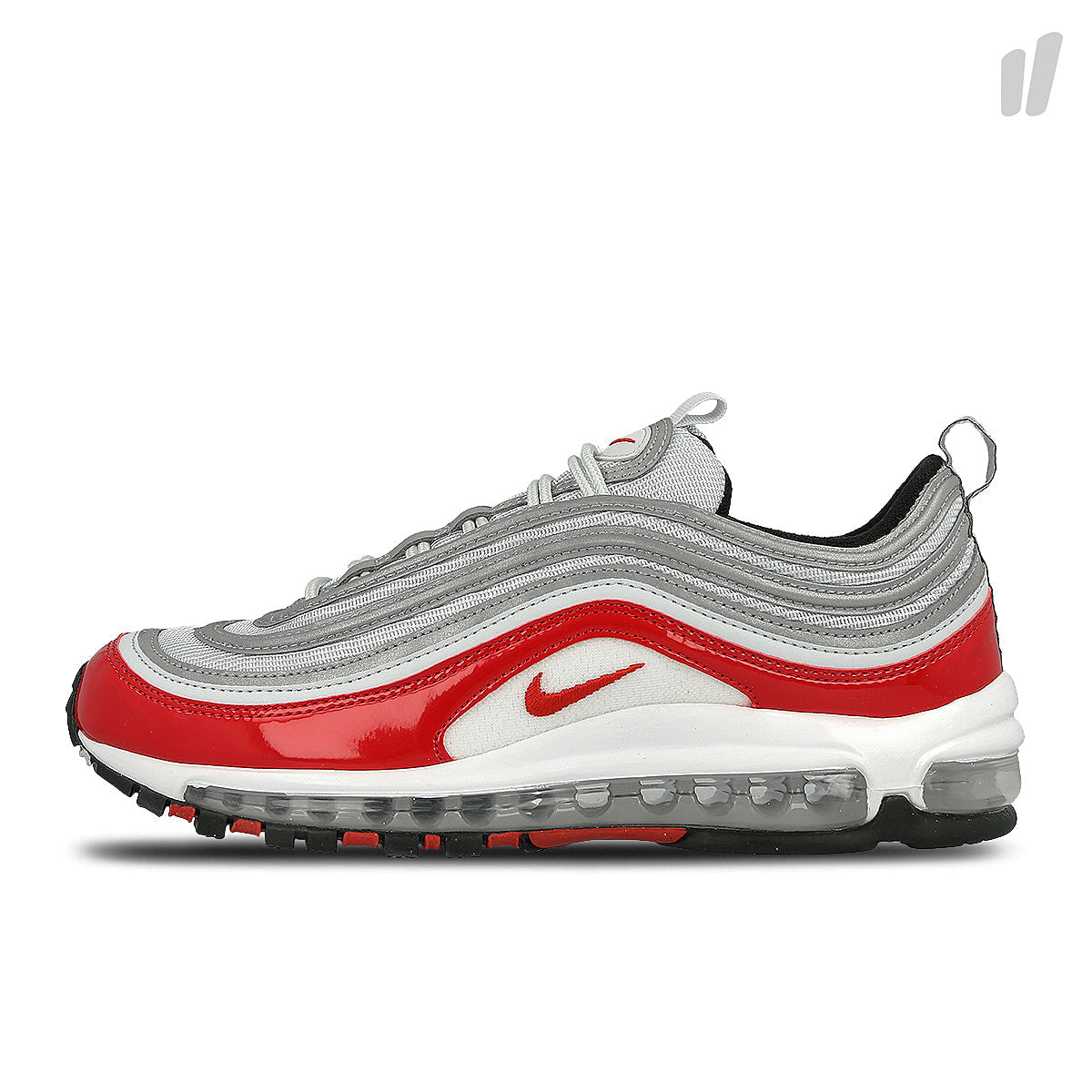 Nike air max 97 Pure Platinum / University Red - Black - White Sneakers 921826 009 | Overkill