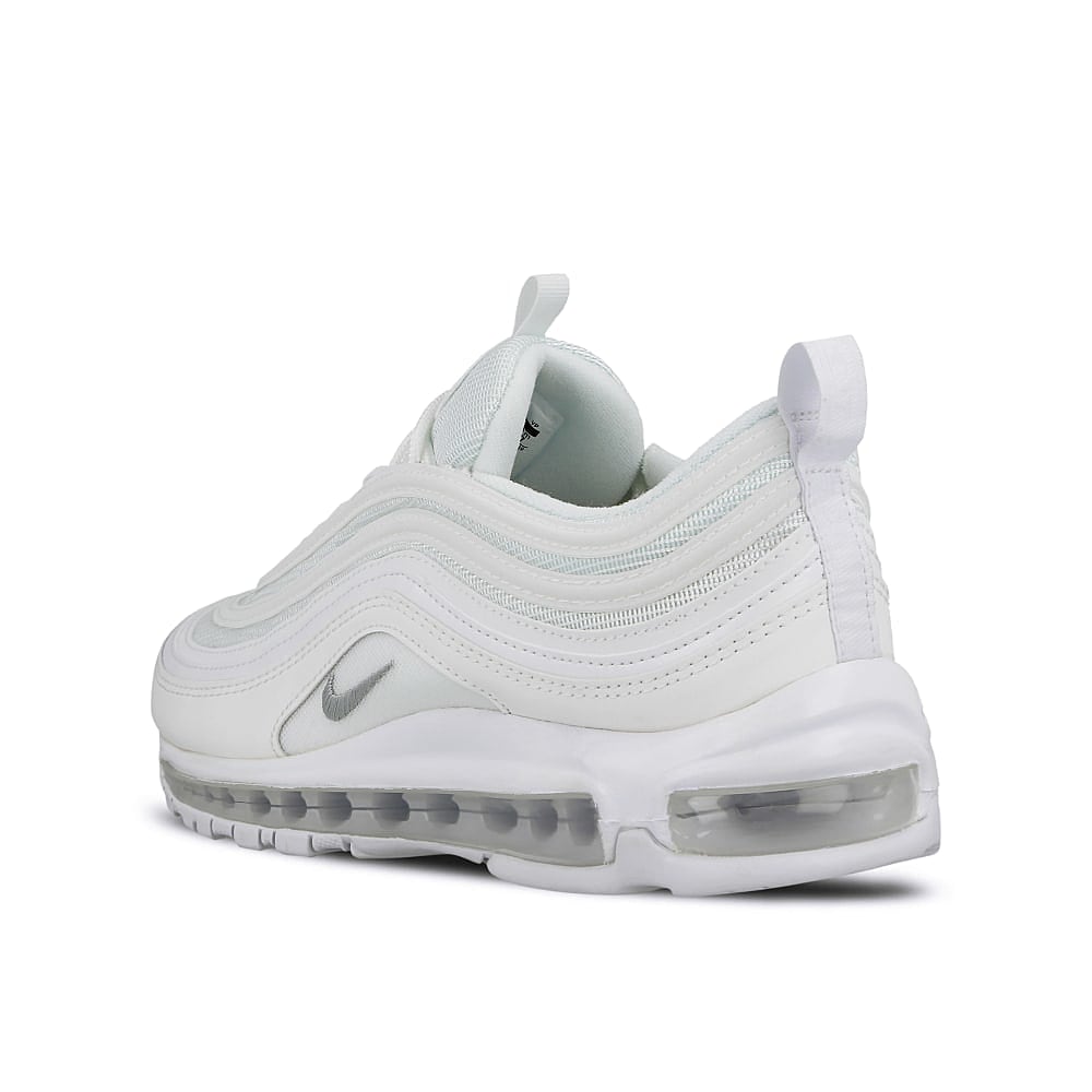 Nike air max 97 White / Wolf Grey - Black Sneakers Close Up | Overkill