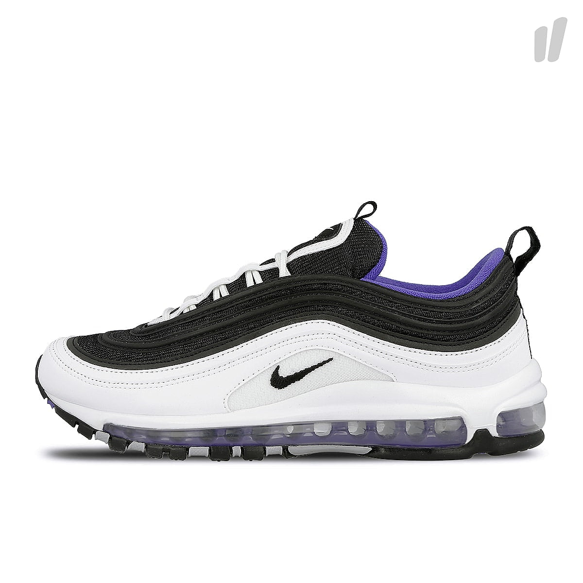Nike air max 97 White / Black - Persian Violet Sneakers 921826 103 | Overkill