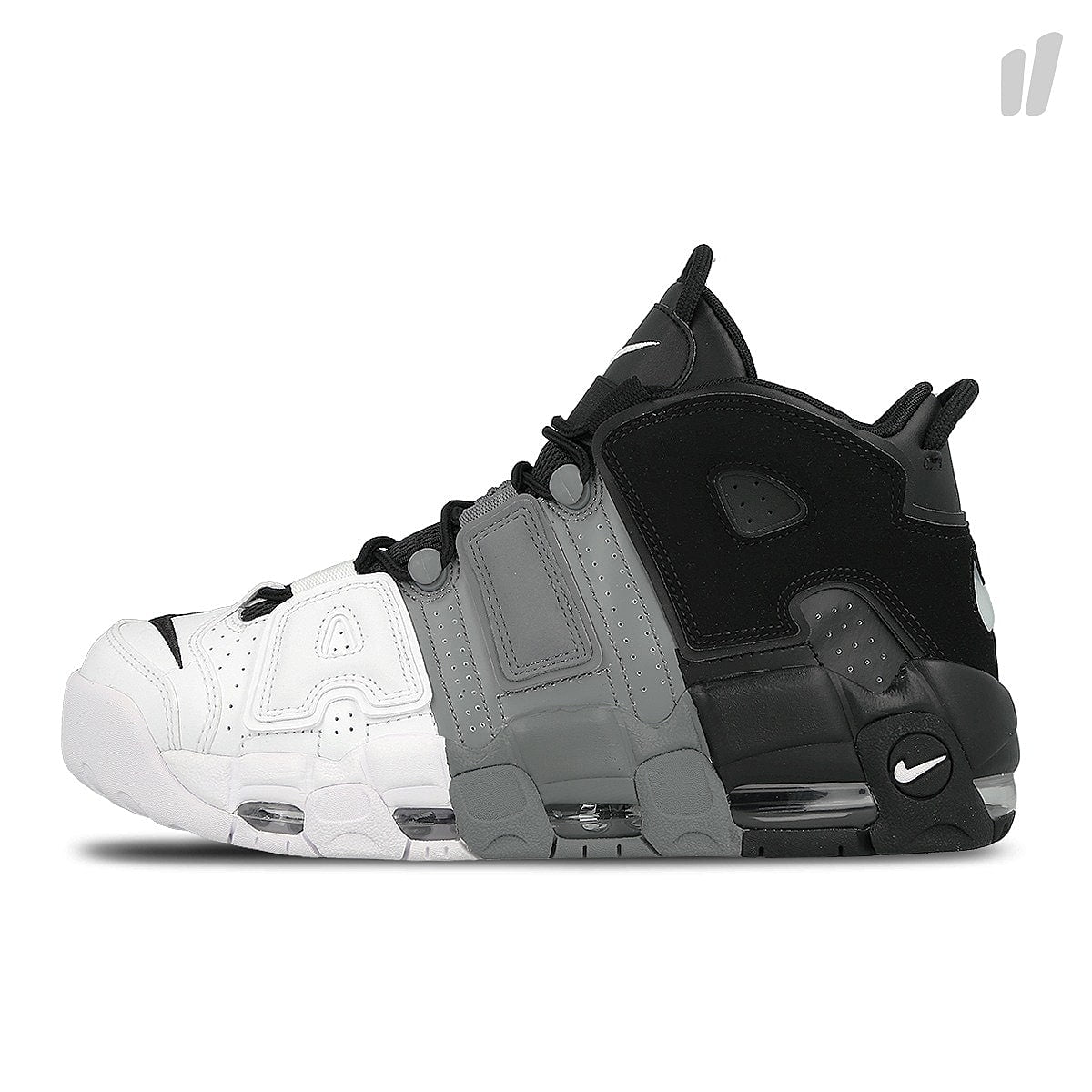 Nike air more uptempo '96 Black-Black - Cool Grey - White Sneakers 921948 002 | Overkill