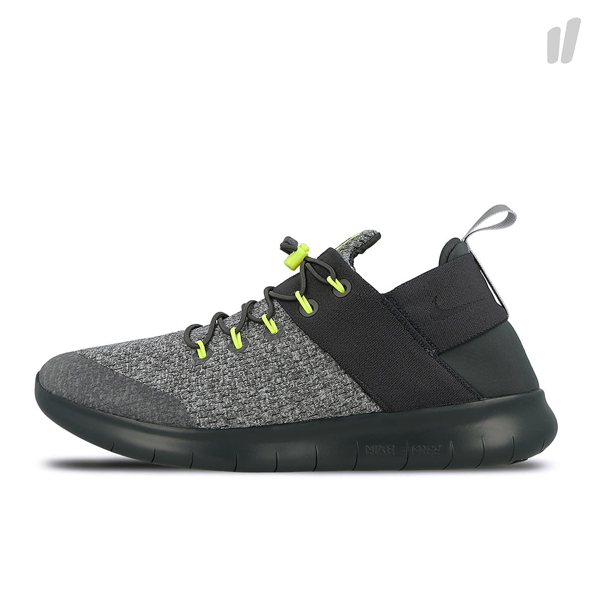 Nike free run commuter 2017 Anthracite-Volt - Wolf Grey Sneakers 922910 001 | Overkill