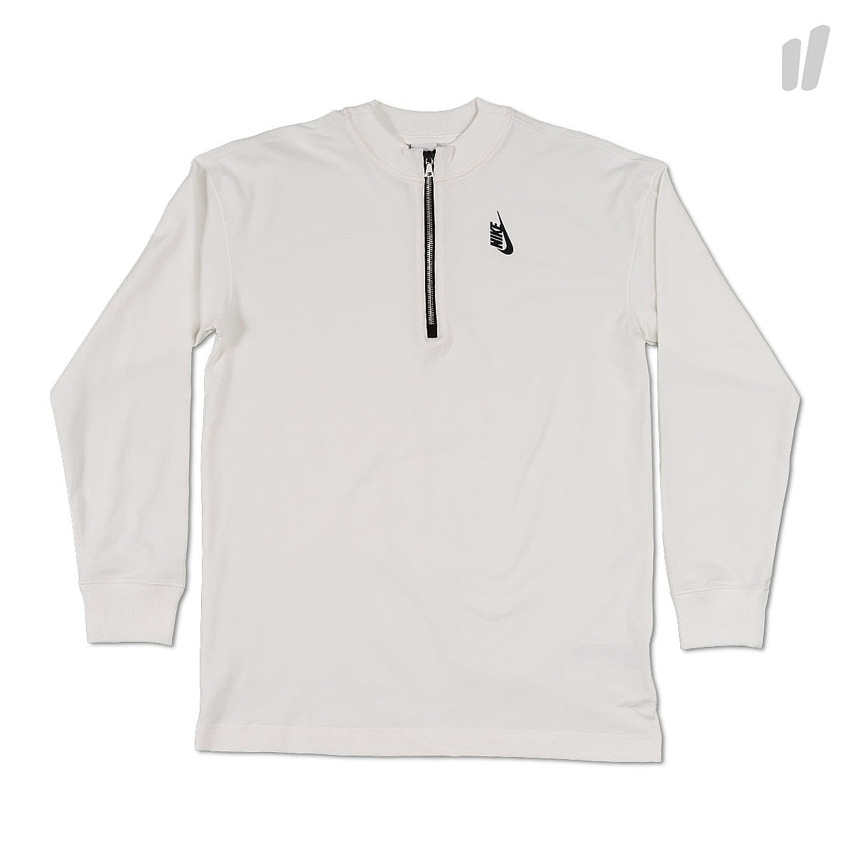 Nike Wmns Longsleeve Mock White / Black Longsleeves 923830 100 | Overkill