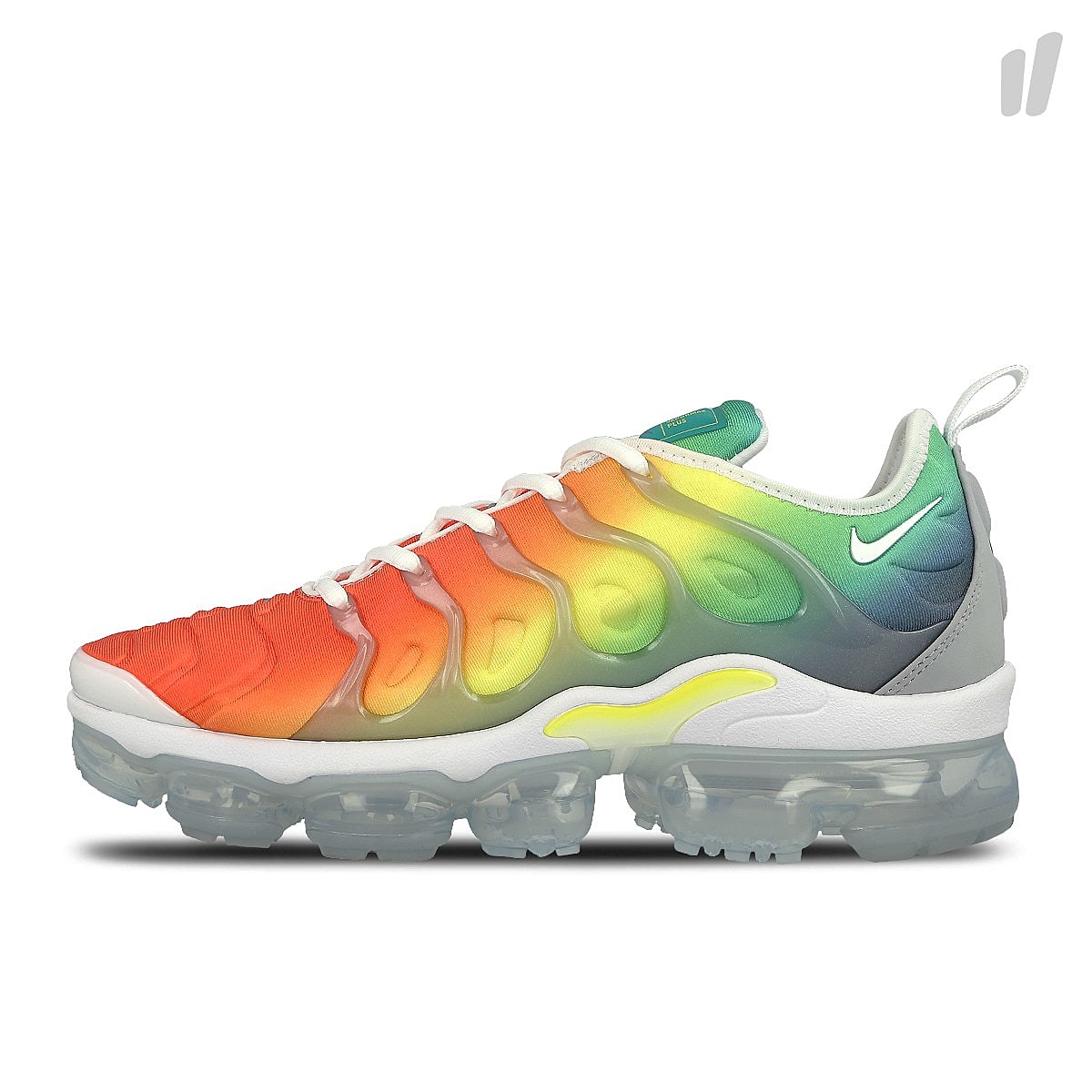 Nike air vapormax plus White-White - Neptune Green - Dynamic Yellow Sneakers 924453 103 | Overkill