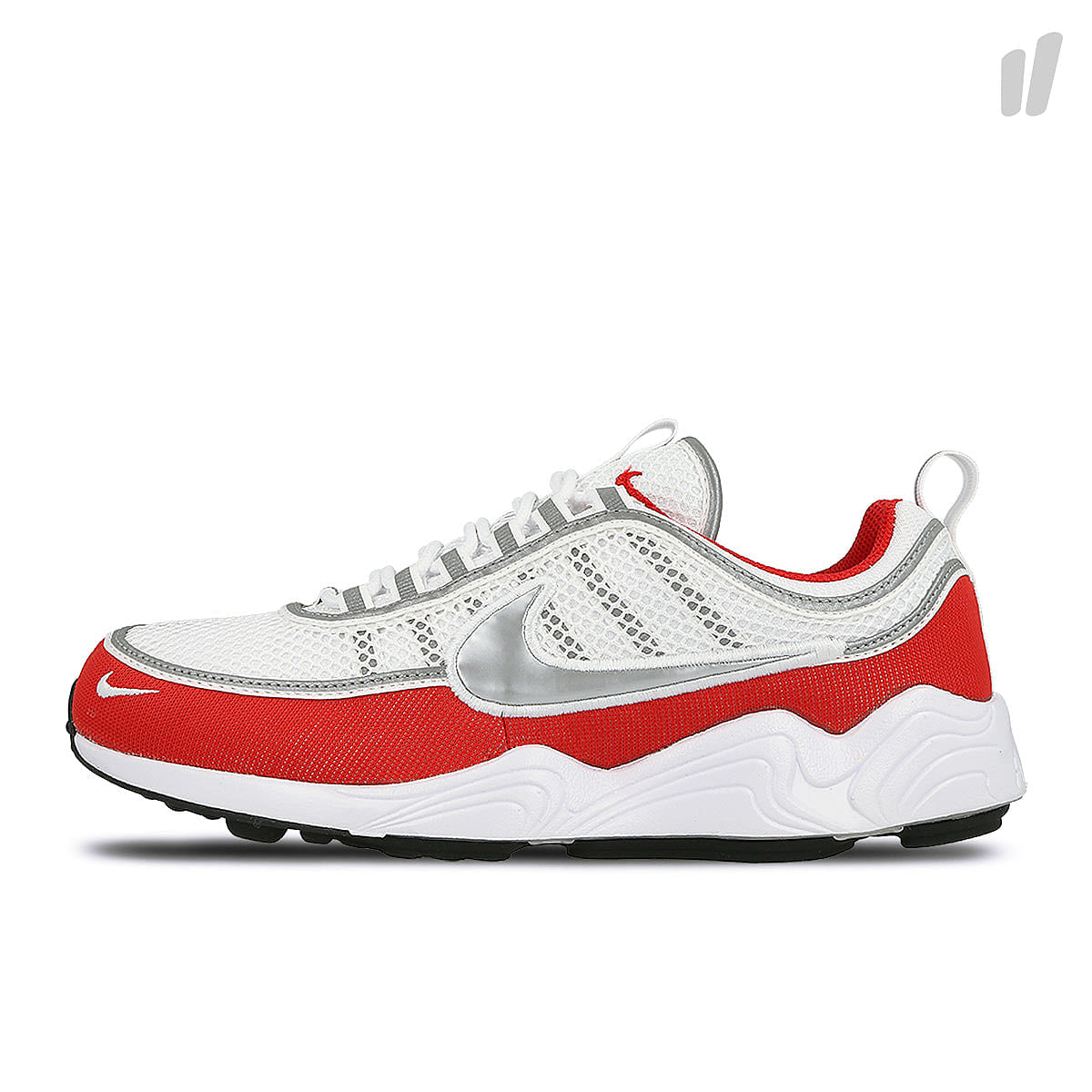 Nike air zoom spiridon `16 White-Metallic Silver - University Red Sneakers 926955 102 | Overkill