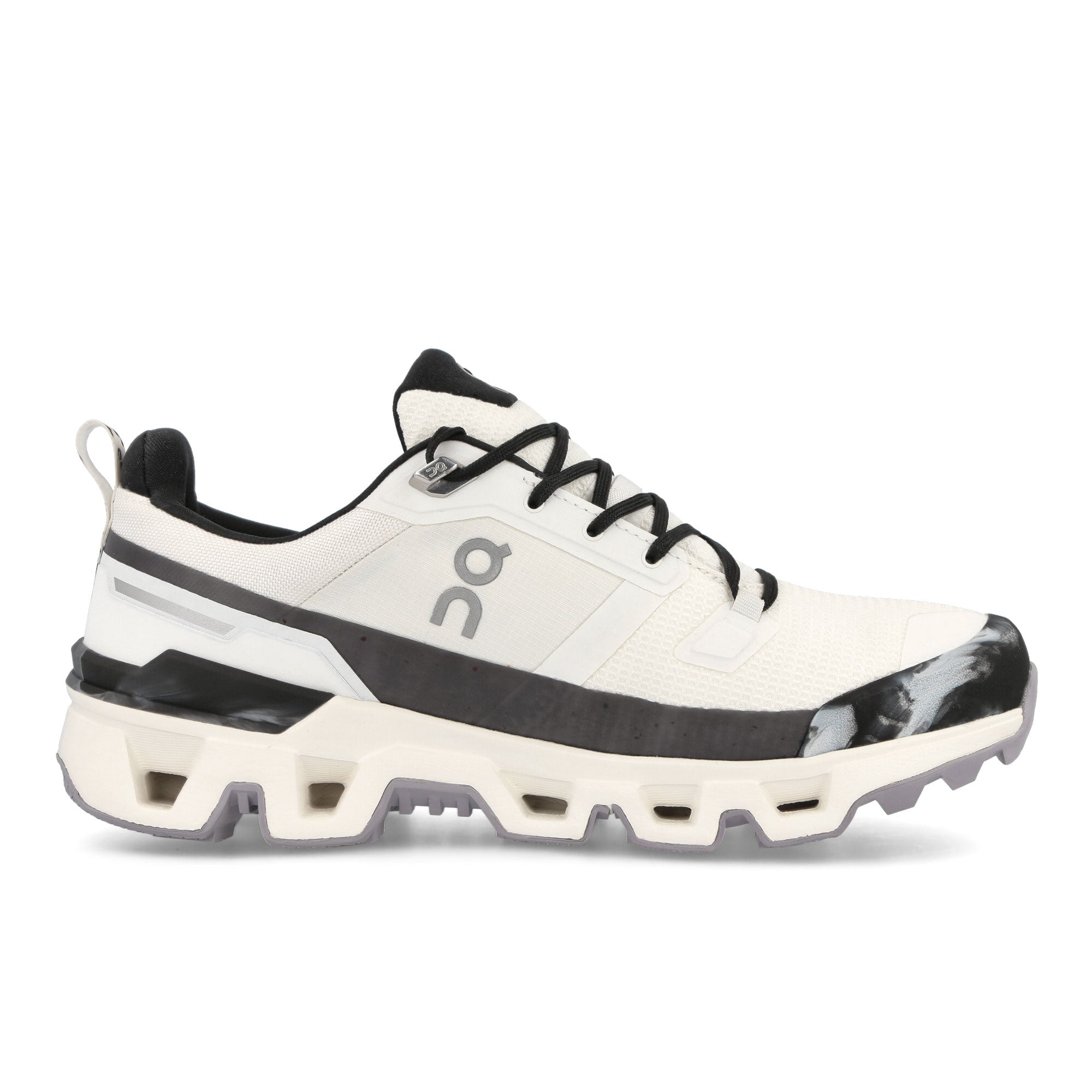 On Cloudwander Waterproof Ivory-Black Sneakers Silhouette | Overkill